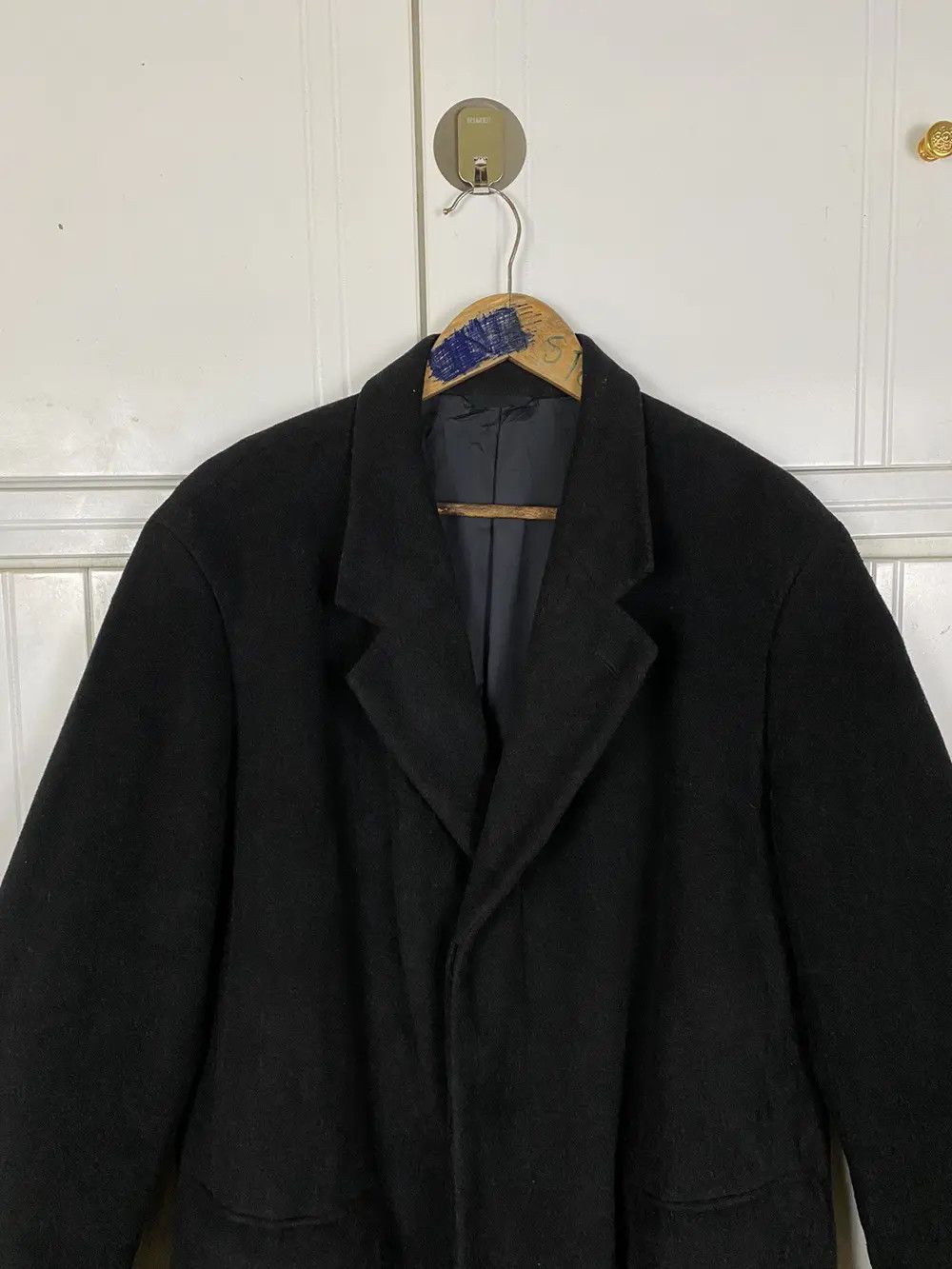 Yohji Yamamoto 🔥YOHJI YAMAMOTO 🔥 Wool Long Jacket Size US L / EU 52-54 / 3 - 4 Thumbnail