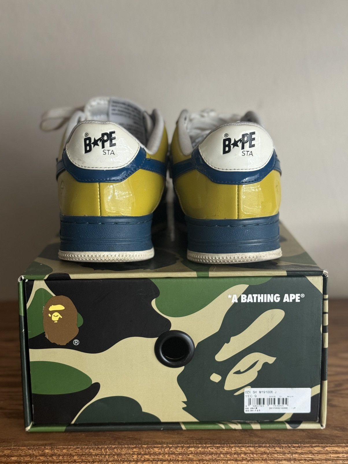 Bape Bapesta #2 Yellow Size US 9 / EU 42 - 4 Thumbnail