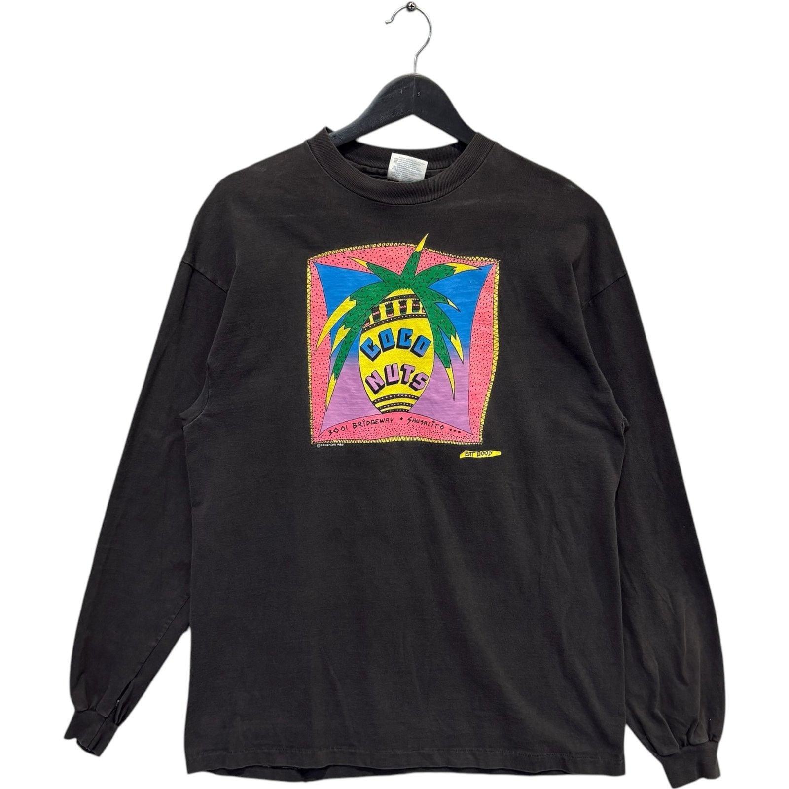 Hanes Vintage Coco Nuts Sausalito Souvenir Long Sleeve 90s Large Size US L / EU 52-54 / 3 - 1 Thumbnail