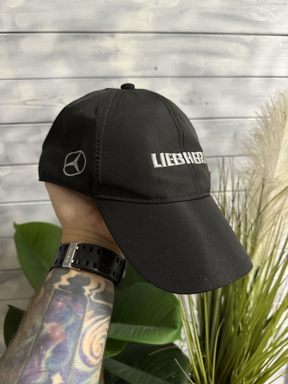 Mercedes-Benz Rare Nylon Cap Mercedes Liebherr Racing. Size ONE SIZE - 1 Thumbnail