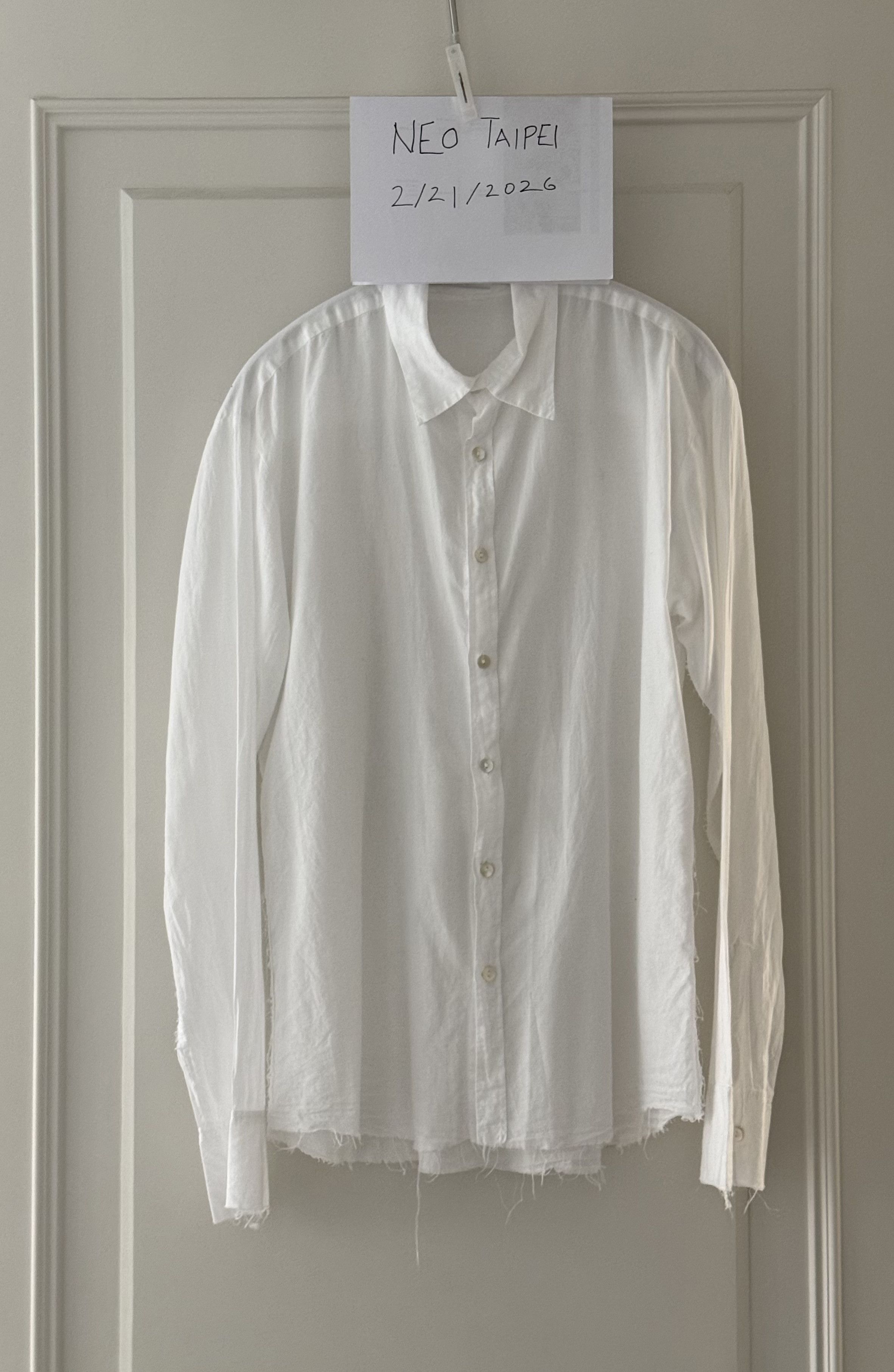 Elena Dawson Elena Dawson Mens Cotton Shirt Size US M / EU 48-50 / 2 - 1 Thumbnail