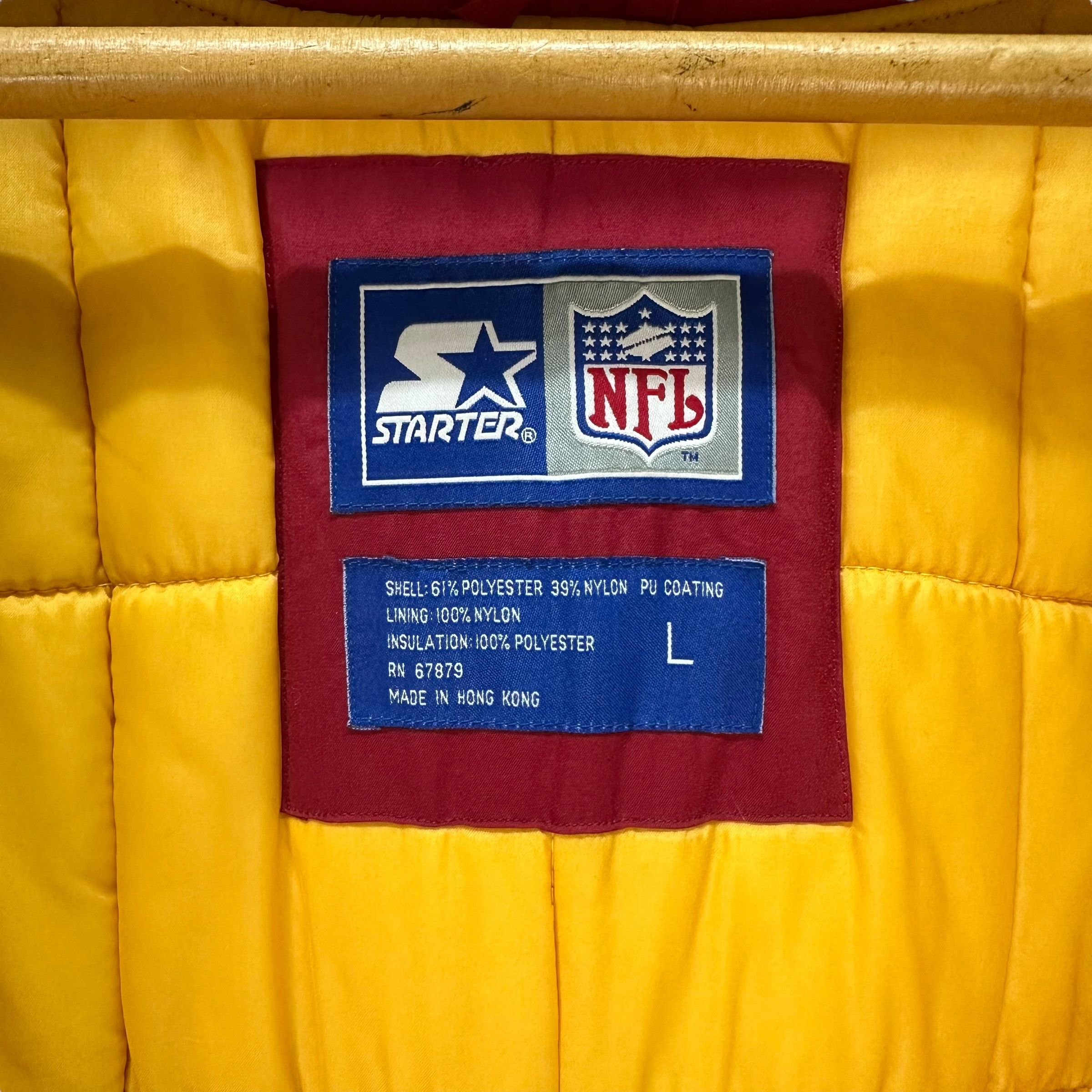 Starter NFL STARTER REDSKINS BIG LOGO HOODED JACKET #8880-034 Size US L / EU 52-54 / 3 - 13 Thumbnail