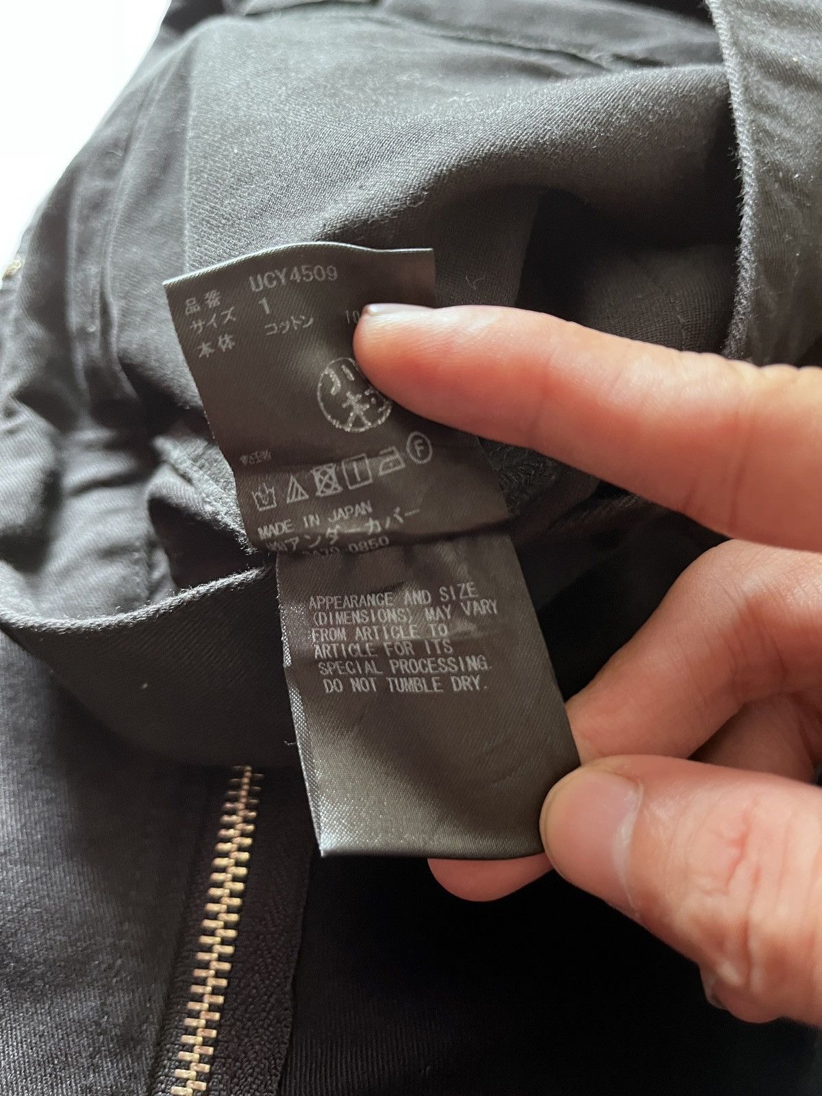 Undercover 🖤 BINDING OFFER 🖤 undercover gimmick Zipper pants archive Size US 30 / EU 46 - 14 Thumbnail