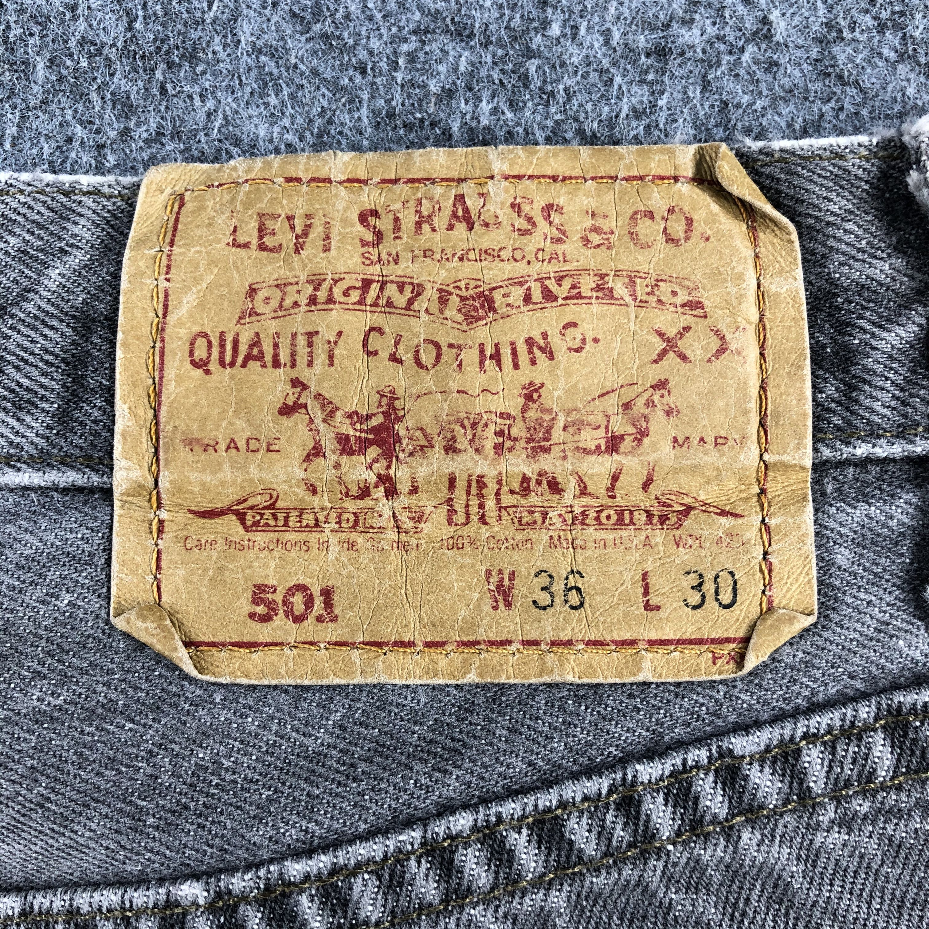 Levi's Vintage 90s Levis 501 Earth Tone Jeans-J1449 Size US 35 - 5 Thumbnail