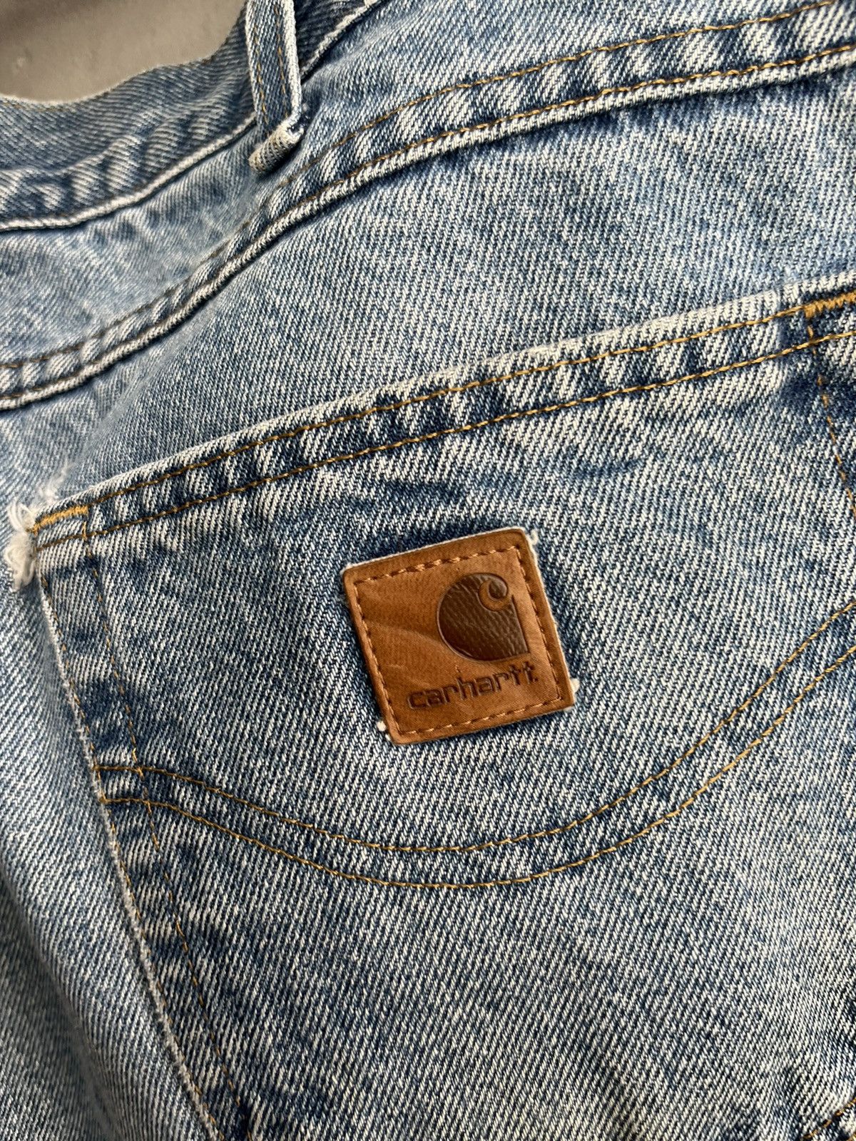 Carhartt × Vintage Carhartt denim vintage 90s Size US 36 / EU 52 - 8 Thumbnail