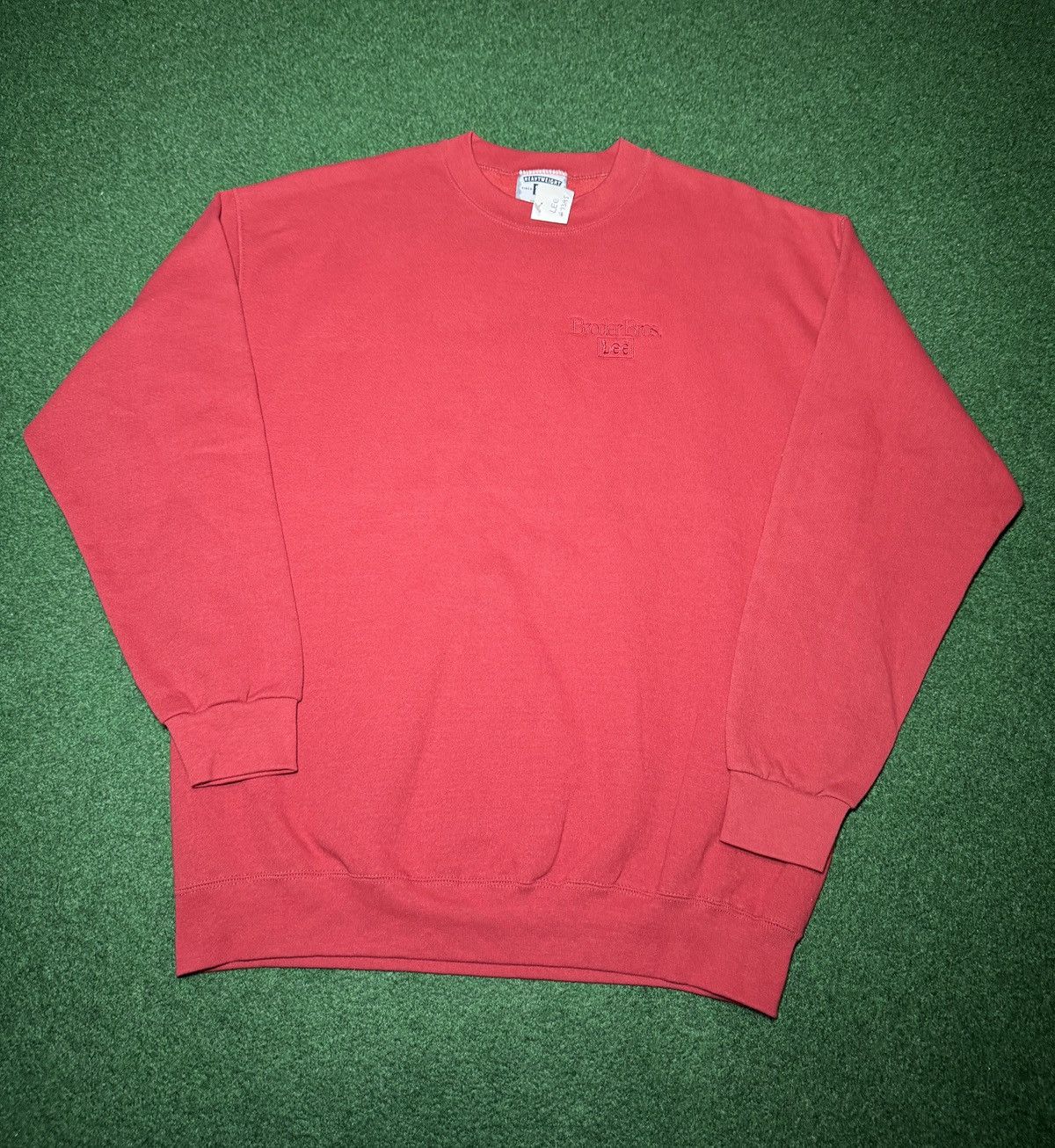 Lee Lee Heavyweight Sweatshirt 90s Vintage XL 24x31 Crewneck Size US XL / EU 56 / 4 - 1 Thumbnail