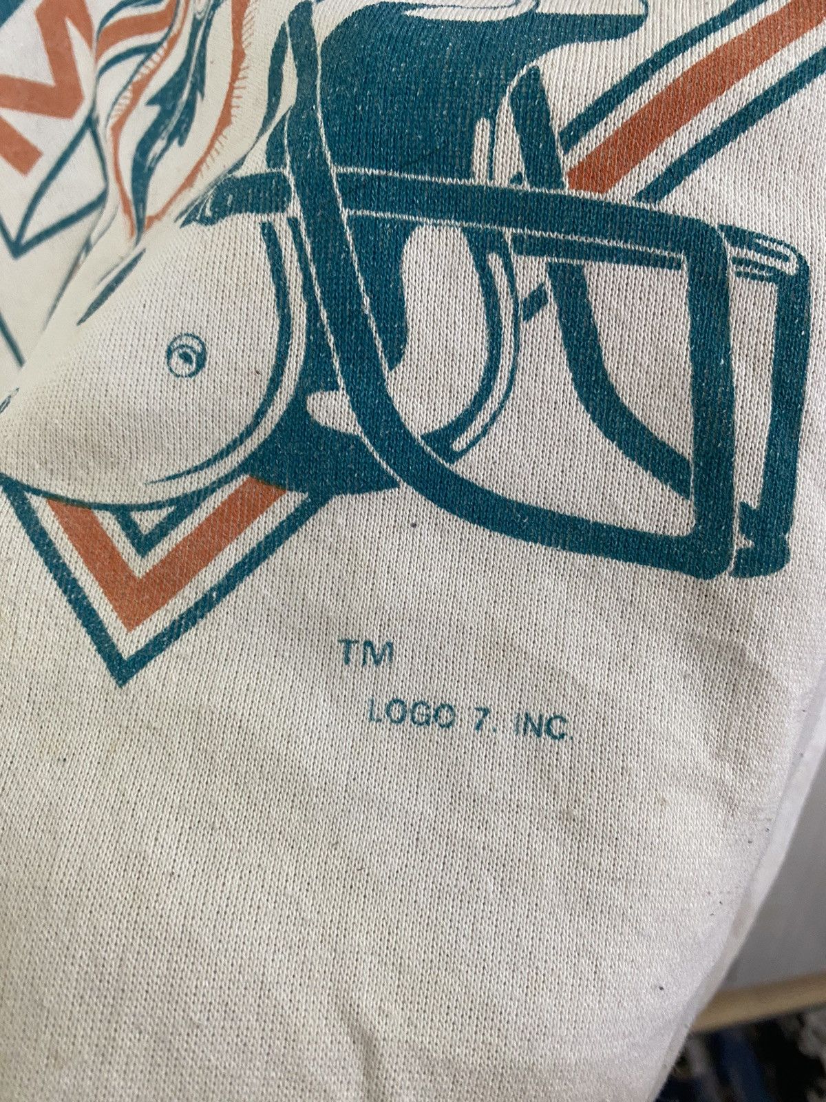 NFL × Vintage Vintage 70s Dolphin Miami Sweatshirt Size US M / EU 48-50 / 2 - 4 Thumbnail