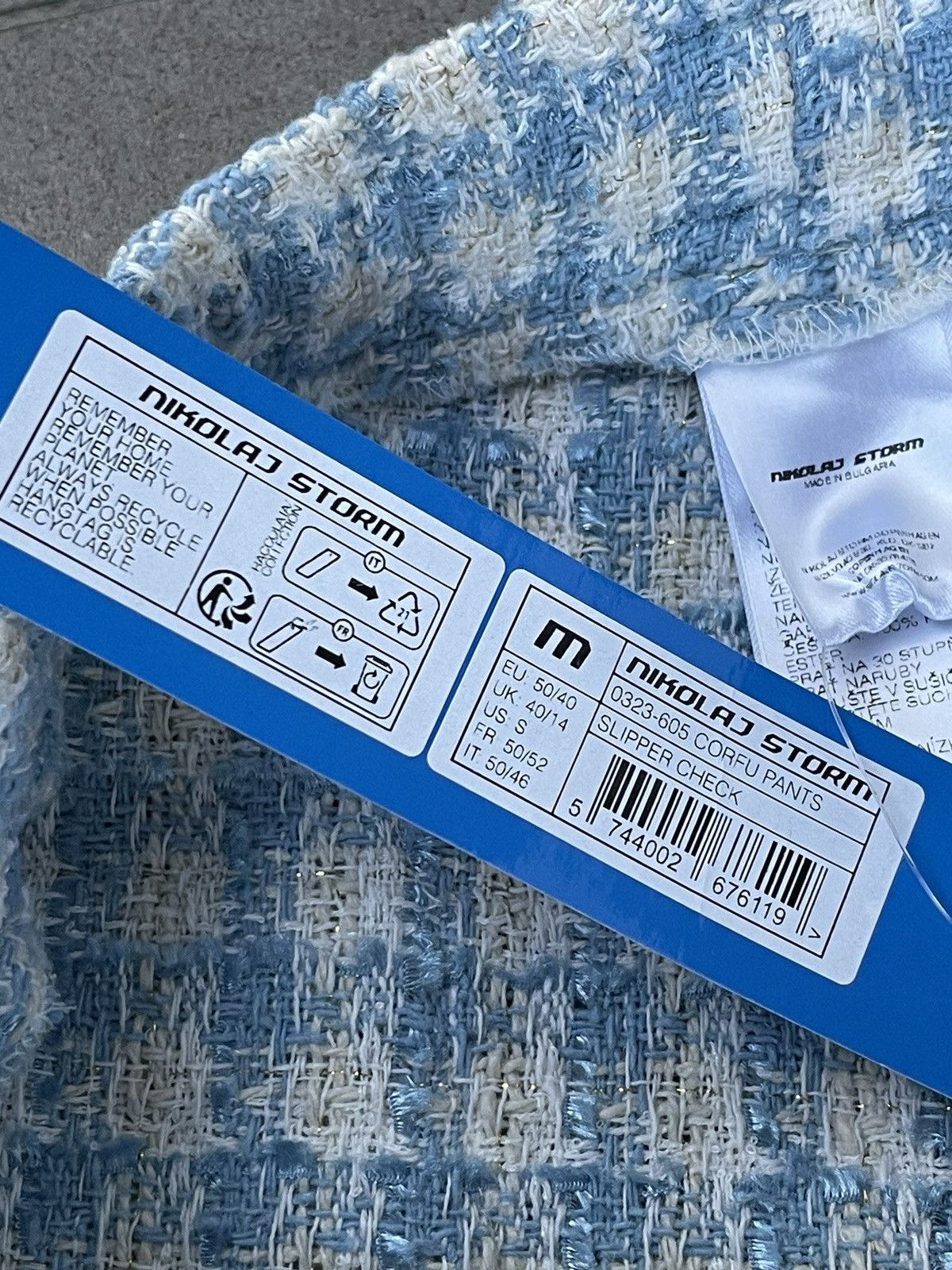 Other !DS! SS23 Nikolaj Storm Corfu Slipper Check Pants Size US 32 / EU 48 - 19 Thumbnail