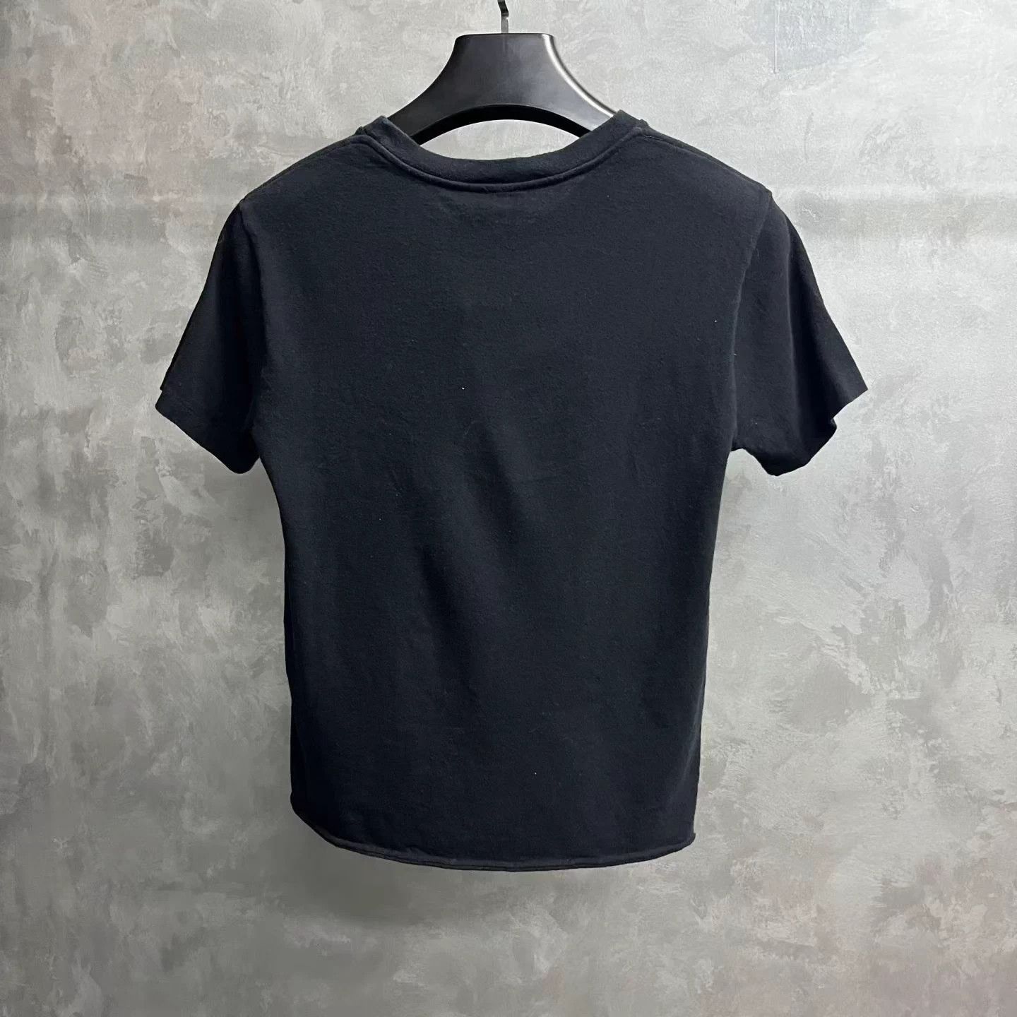 Saint Laurent Paris Saint Laurent Star Print Cropped T-Shirt XS Size XS / US 0-2 / IT 36-38 - 2 Thumbnail