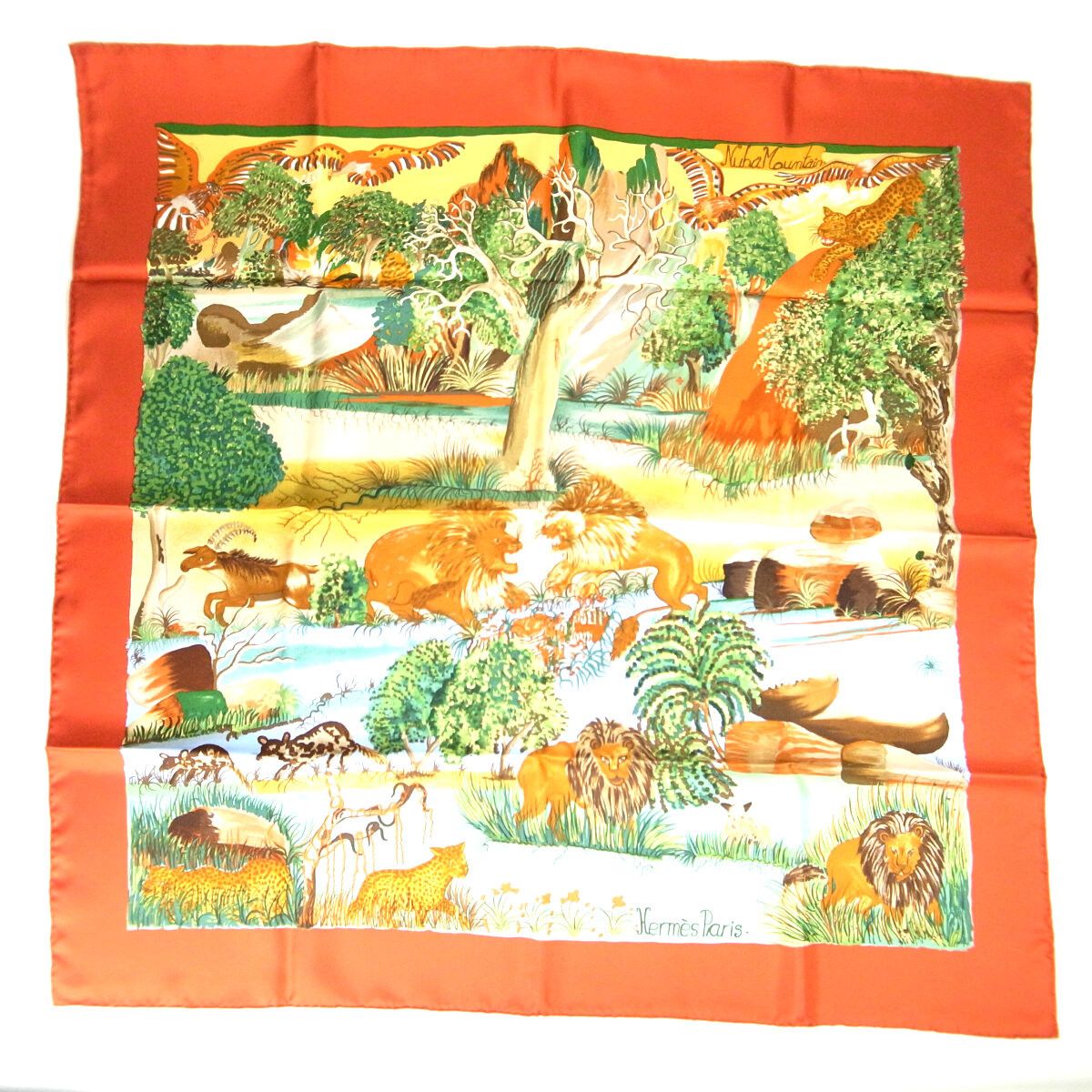 Hermes Hermes Hermes Carre 90 Silk Scarf Cotton Scarf DUTY FREE for USA Size ONE SIZE - 1 Thumbnail