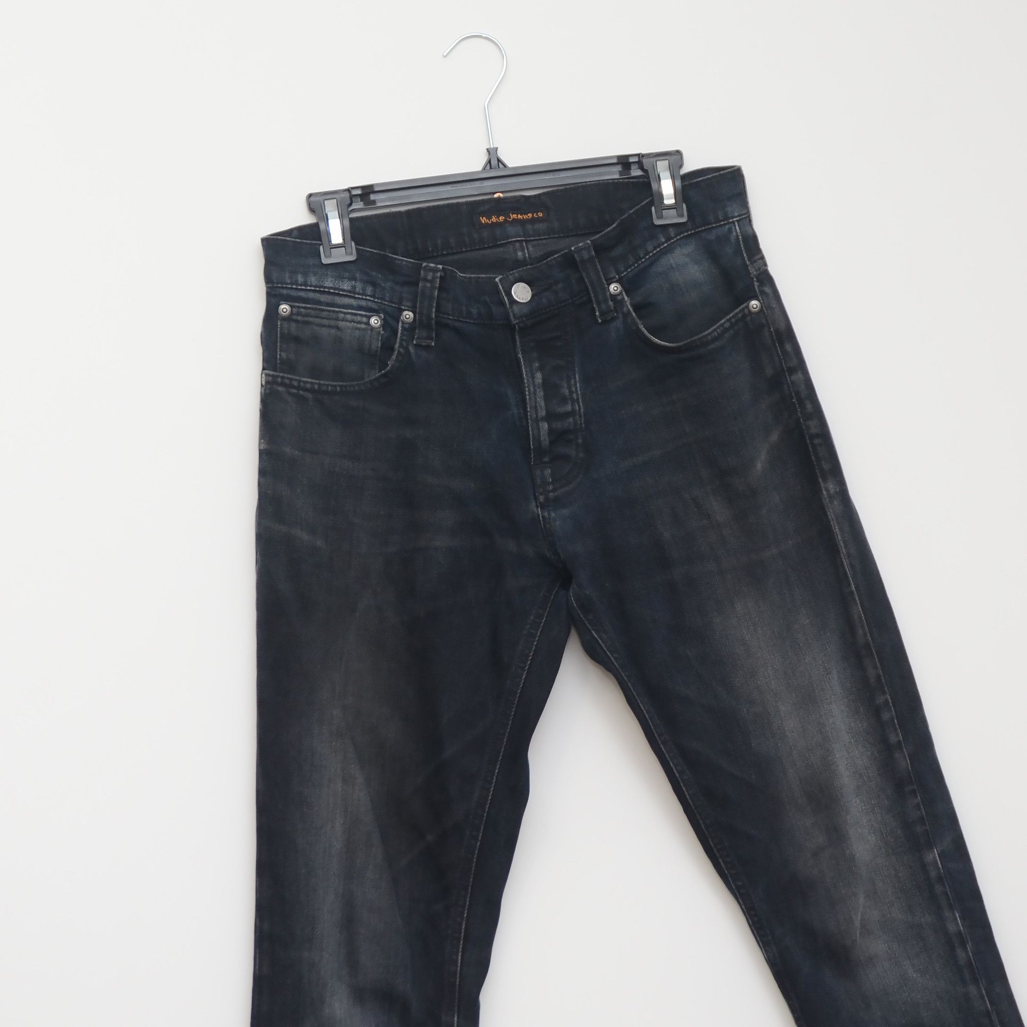 Nudie Jeans Nudie Jeans W32 Black Dark Cove Grim Tim Organic Cotton Slim Size US 32 / EU 48 - 3 Thumbnail