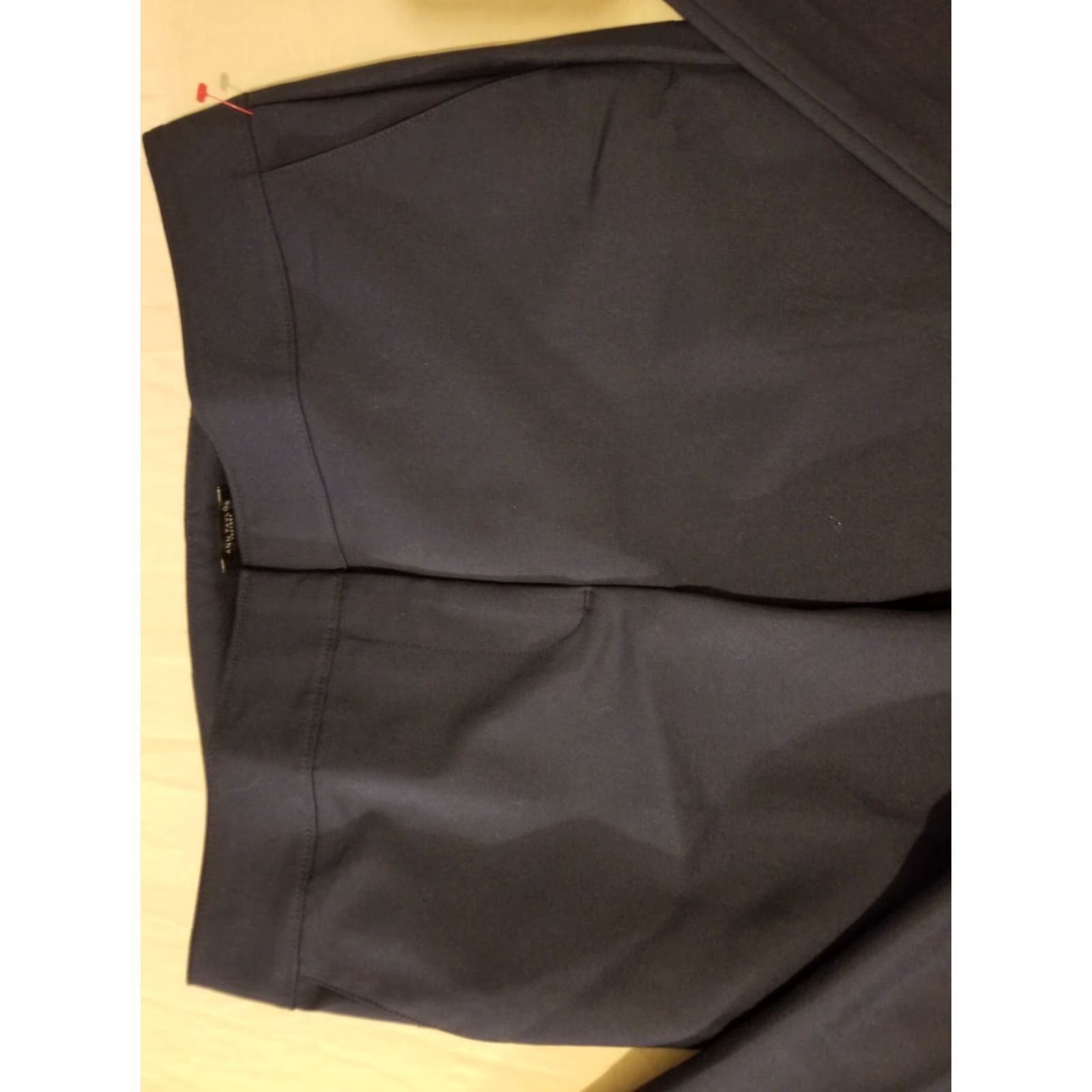 Ann Taylor Ann Taylor Pants Chino Stretch Cotton Blue 4 Women Slacks Dress Pants Size 27" / US 4 / IT 40 - 6 Thumbnail