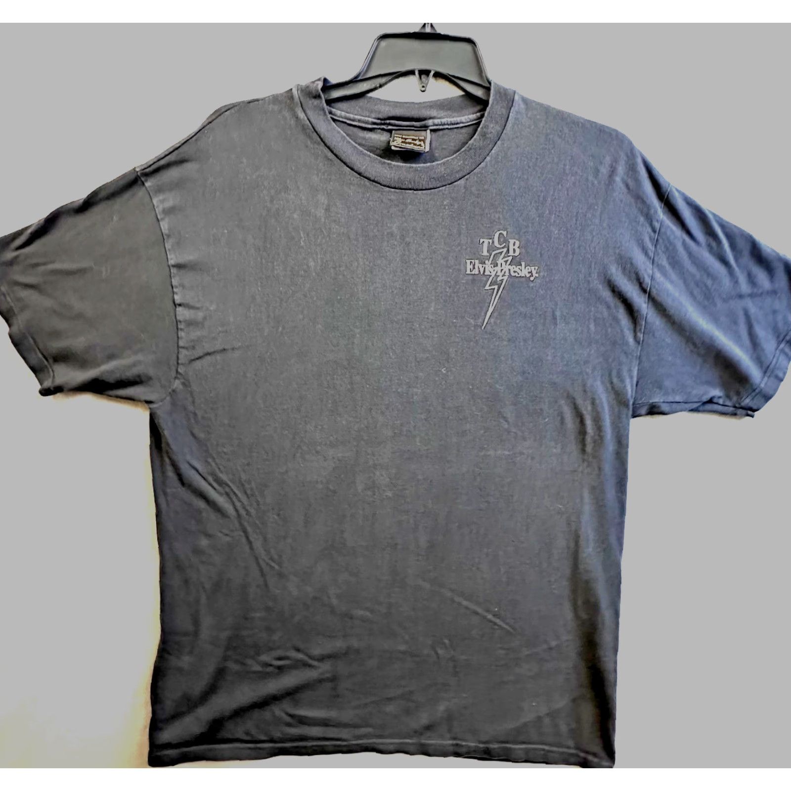 Hanes VINTAGE Elvis Presley Mens XL TCB Lightning Tee Taking Care Business Licensed Size US XL / EU 56 / 4 - 2 Thumbnail