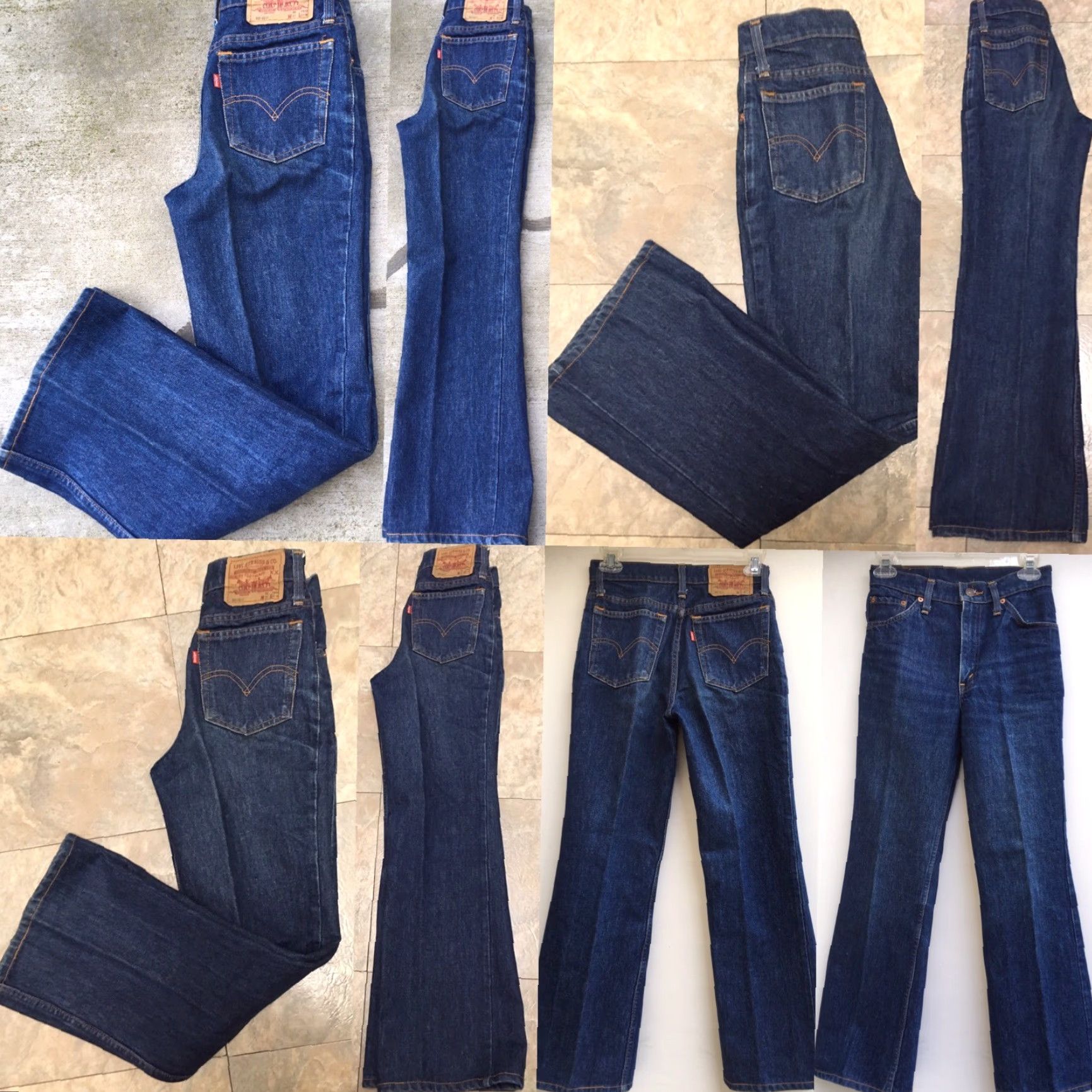 Levi's VINTAGE Levi's 508 Jeans Shirt Mens Casual Levi's 27 Blue Denim 1980s 90s Size 27" / US 4 / IT 40 - 7 Thumbnail