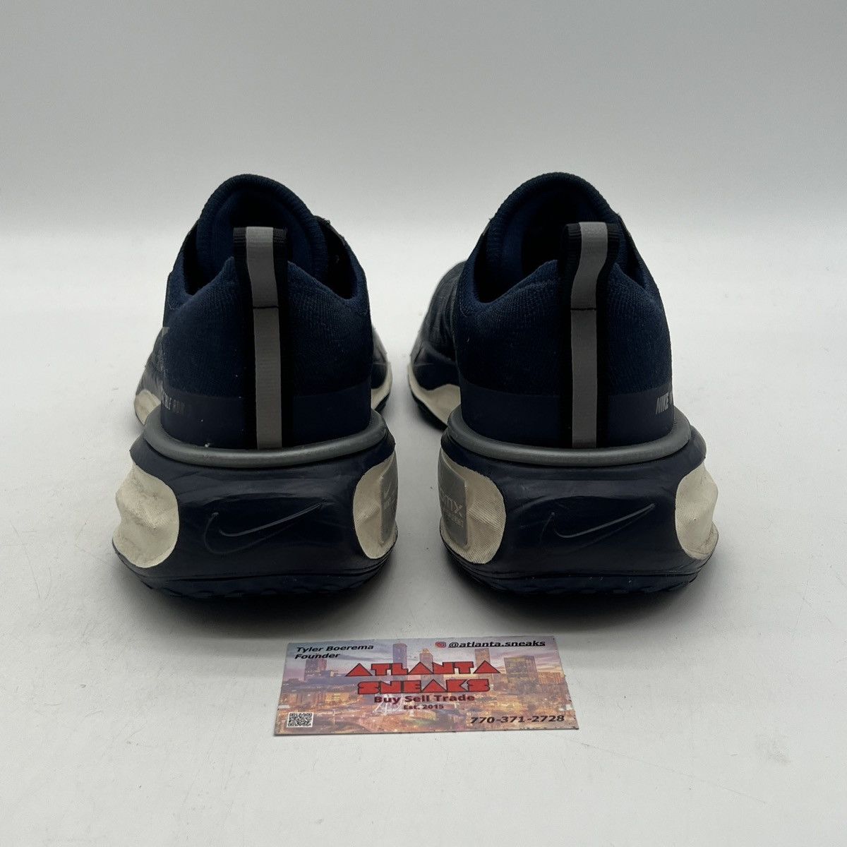 Nike Zoomx invincible run flyknit 3 collage navy Size US 10.5 / EU 43-44 - 3 Thumbnail