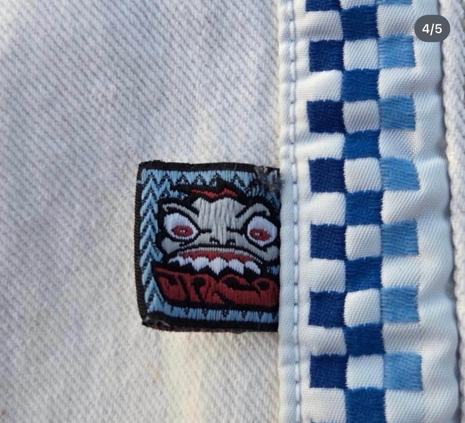 JNCO Grail JNCO White Wash Piranha Denim Jeans 1/1 Mens 36x30 90s Size US 36 / EU 52 - 5 Thumbnail