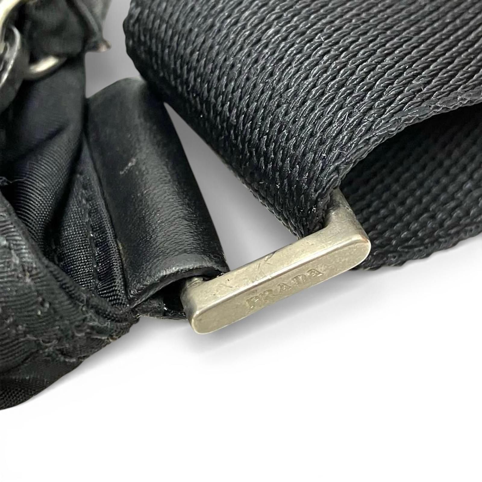 Prada Prada - Black Nylon Crossbody Bag Size ONE SIZE - 6 Thumbnail
