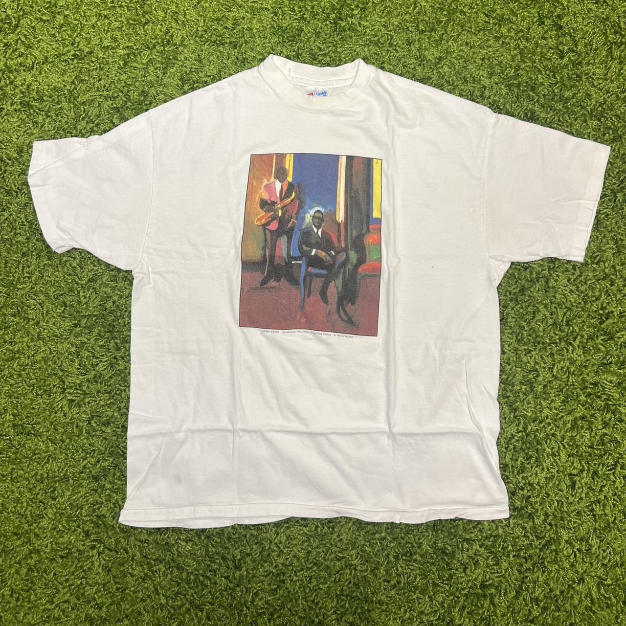 Hanes × Vintage Vintage Rare James Week T-shirt Size US XL / EU 56 / 4 - 1 Thumbnail