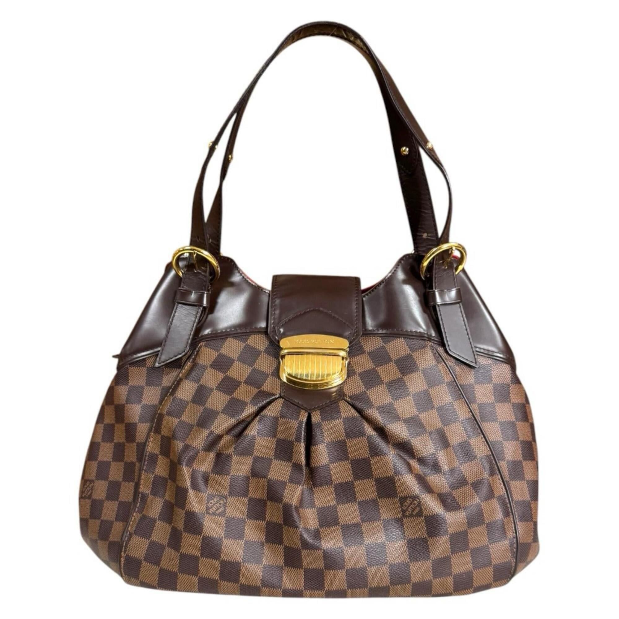 Louis Vuitton Louis Vuitton Sistina GM Damier Shoulder Bag, Canvas N41540 Brown, Women's LOUIS VUITTON Size ONE SIZE - 1 Thumbnail