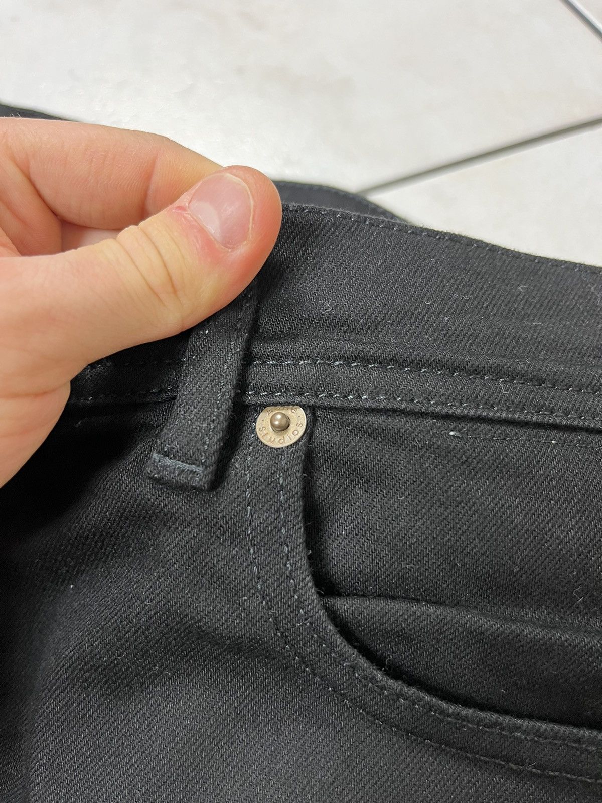 Acne Studios Acne Studios Bla Konst North Stay Black Jeans Denim Pants Size US 32 / EU 48 - 16 Thumbnail