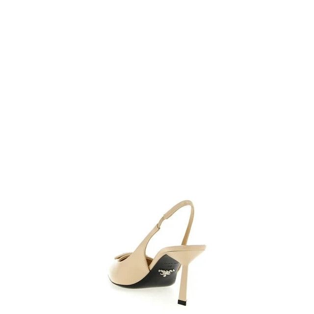 Prada PRADA $1220 Travertine Stone 55mm Slingback Pumps New & Auth Size US 7 / IT 37 - 4 Thumbnail