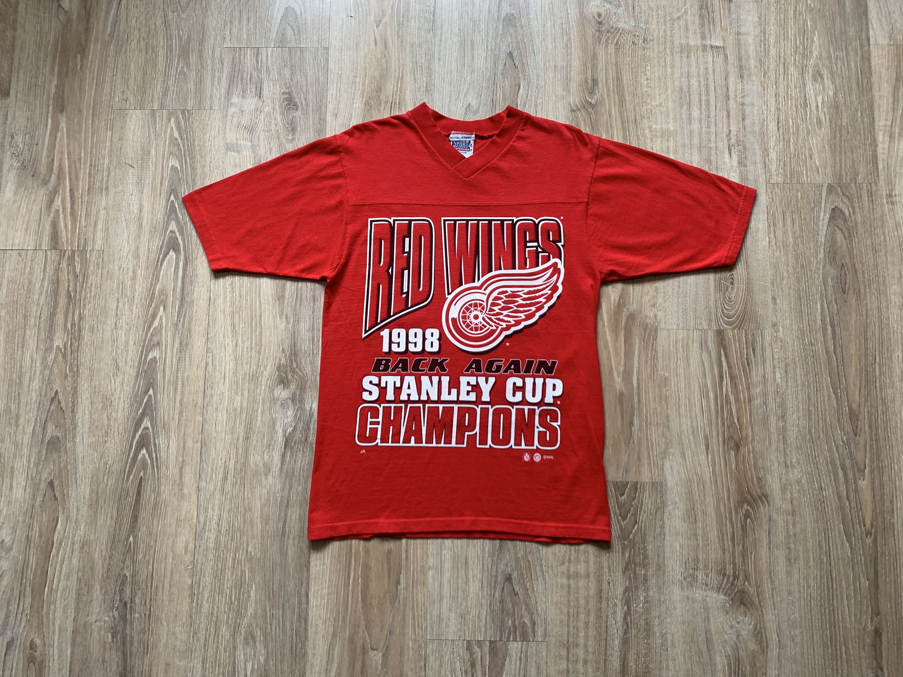Red Wings 1998 Stanley Cup Champions Shanahan 14 Tee
