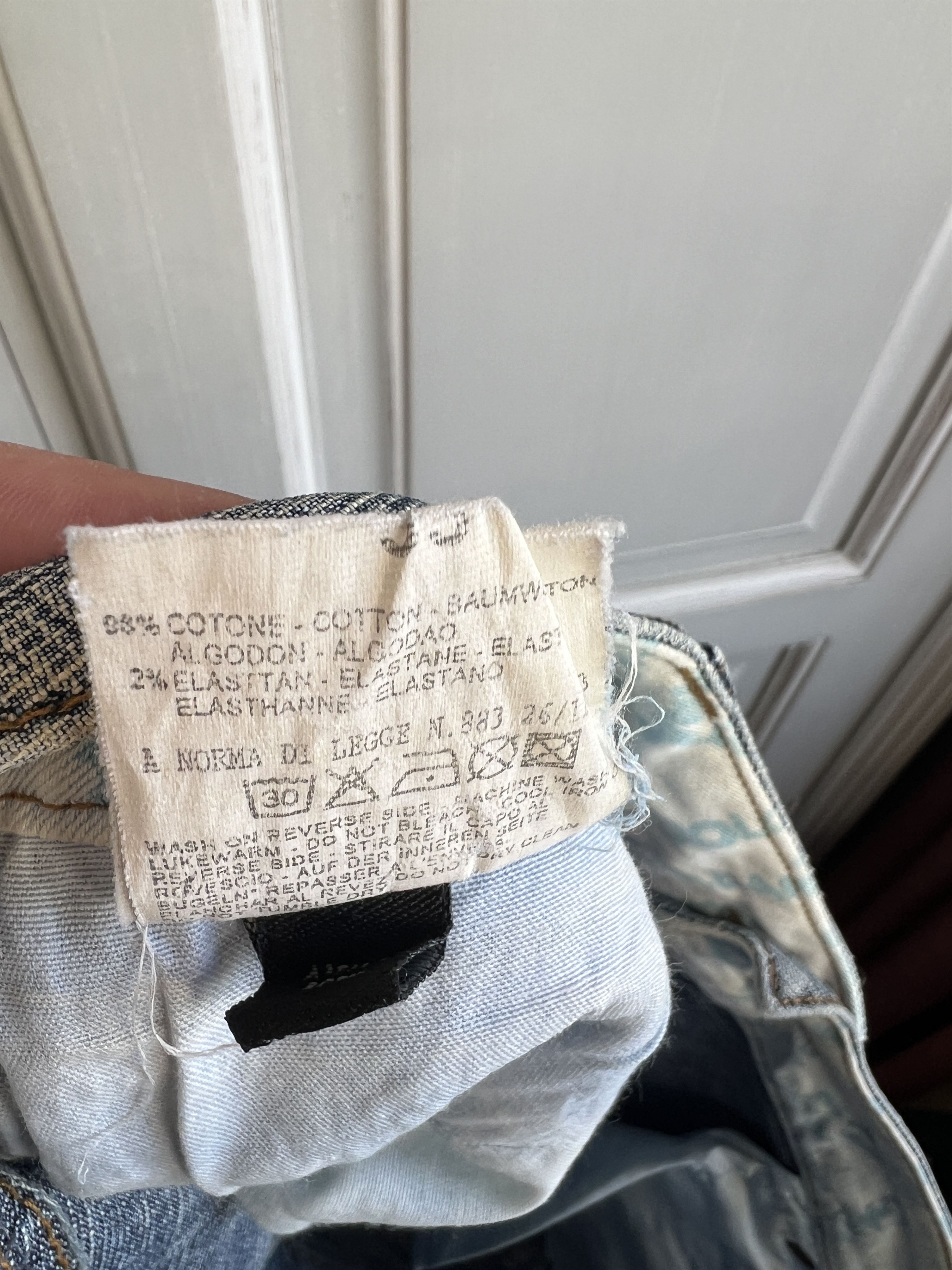 Dolce & Gabbana RARE DOLCE GABBANA LOGO DENIM DISTRESSED Y2K SKIRT Size 32" / US 10 / IT 46 - 16 Thumbnail