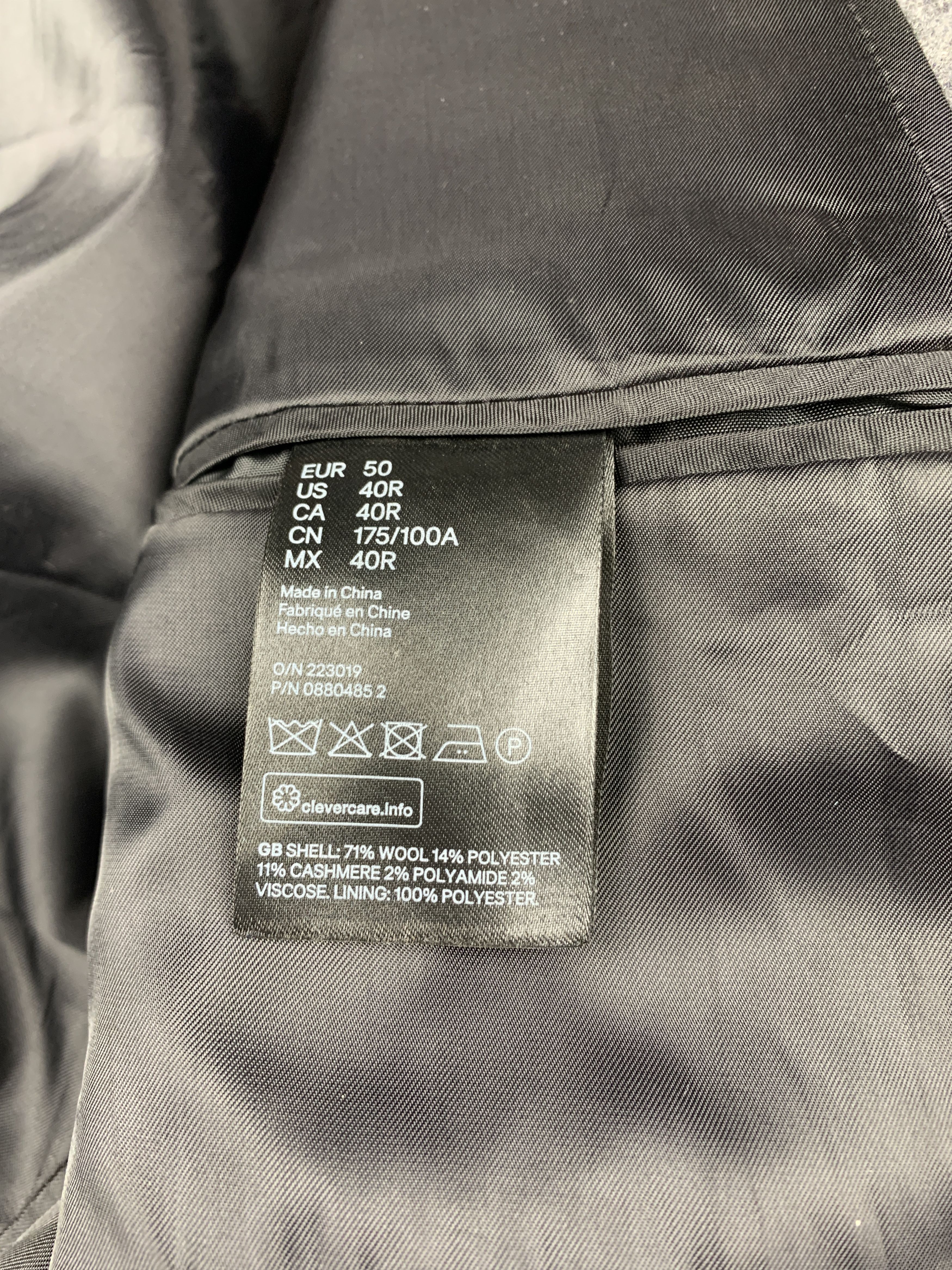 H&M H&M Light Grey Cashmere Blend Coat Size US M / EU 48-50 / 2 - 6 Thumbnail