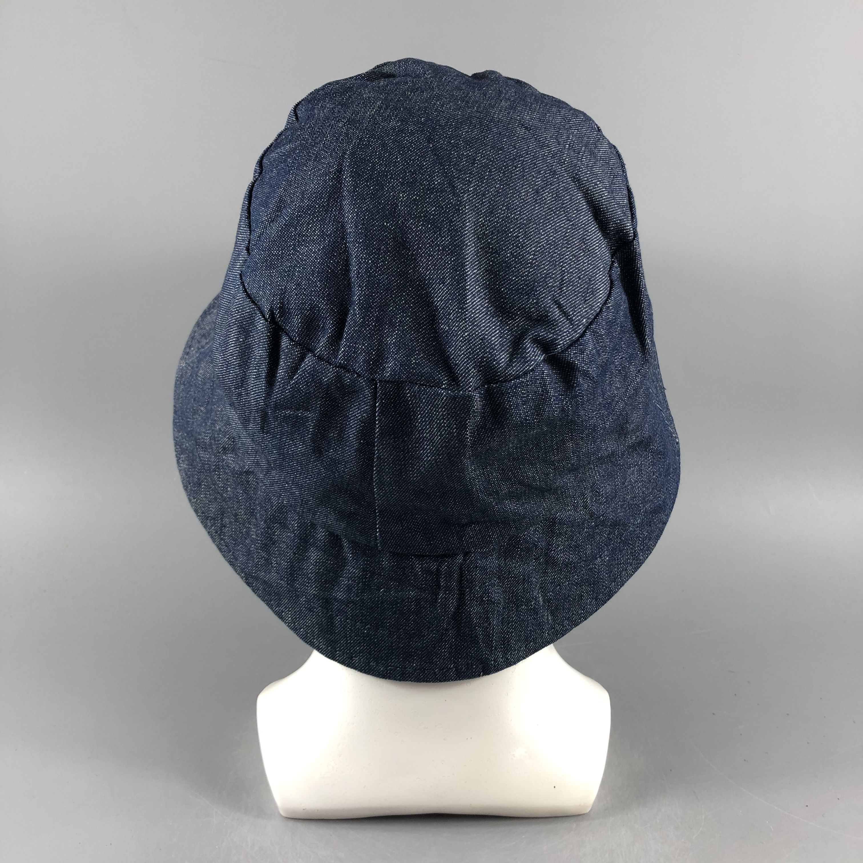 Vintage Unknown Plain Denim Bucket Hats -D671 Size ONE SIZE - 3 Thumbnail