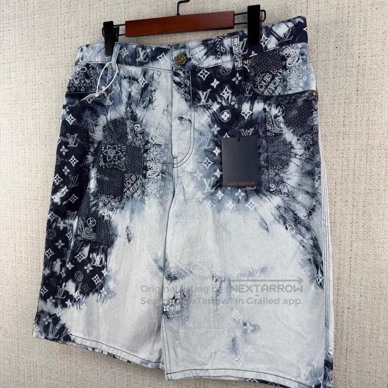 Louis Vuitton Louis Vuitton FW22 Tie-Dye Full Logo Cashew Flower Print C Size US 34 / EU 50 - 2 Thumbnail