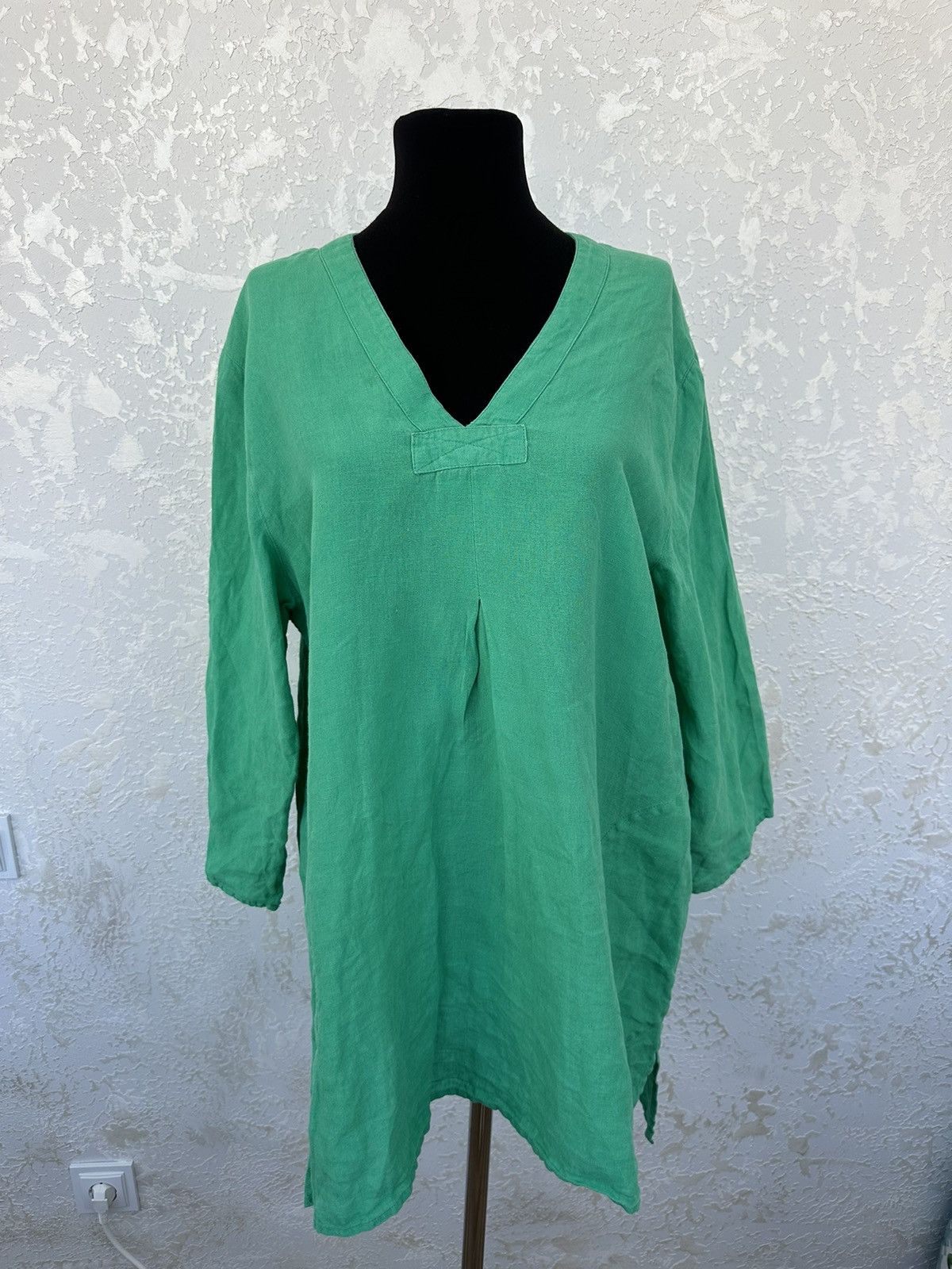 Gudrun Sjoden Women dress Gudrun Sjoden bid one size green India 100% Lin Size XL / US 12-14 / IT 48-50 - 1 Thumbnail