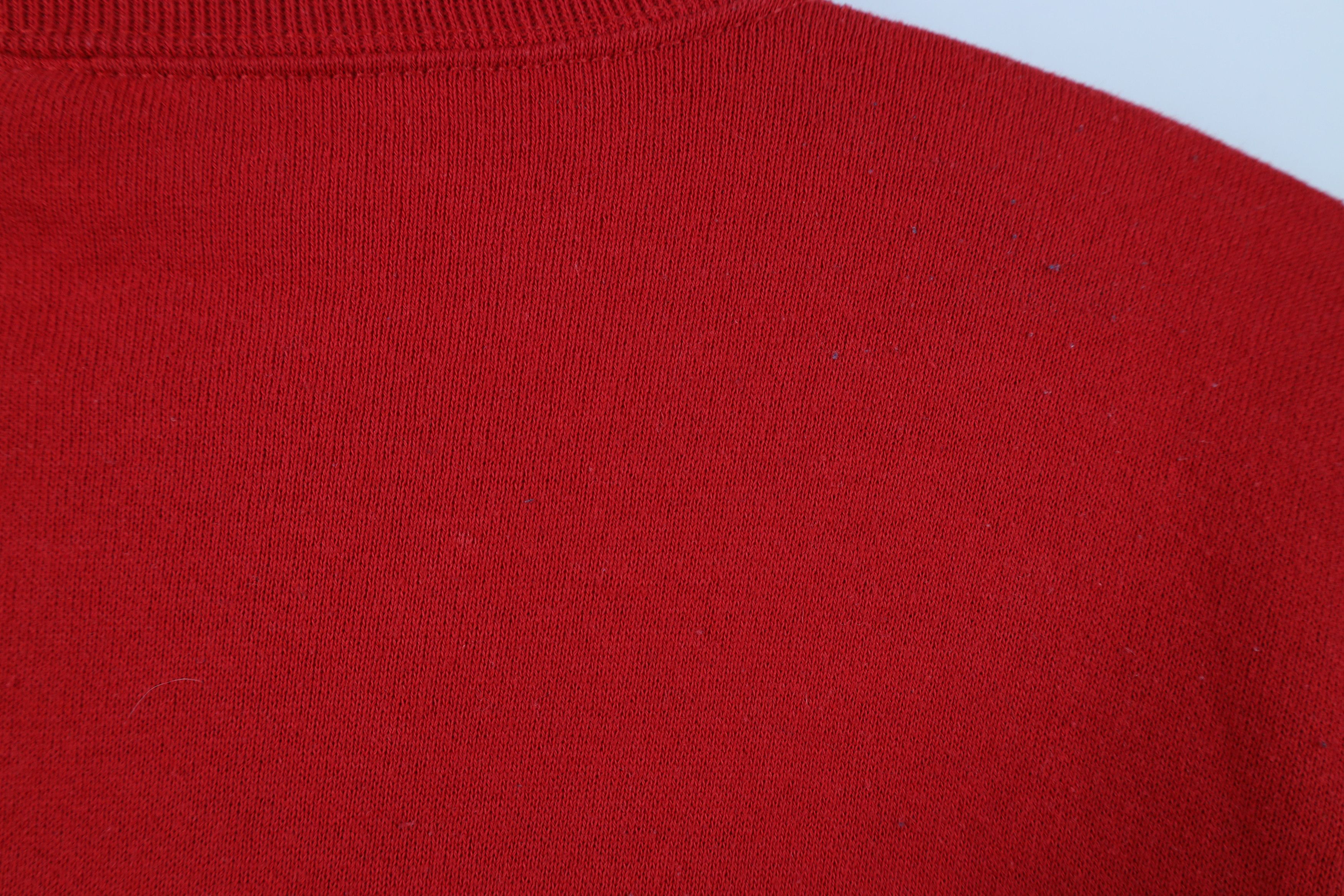 Vintage Vintage 90s Streetwear Christmas Ohio Sweatshirt Red USA Size L / US 10 / IT 46 - 10 Thumbnail