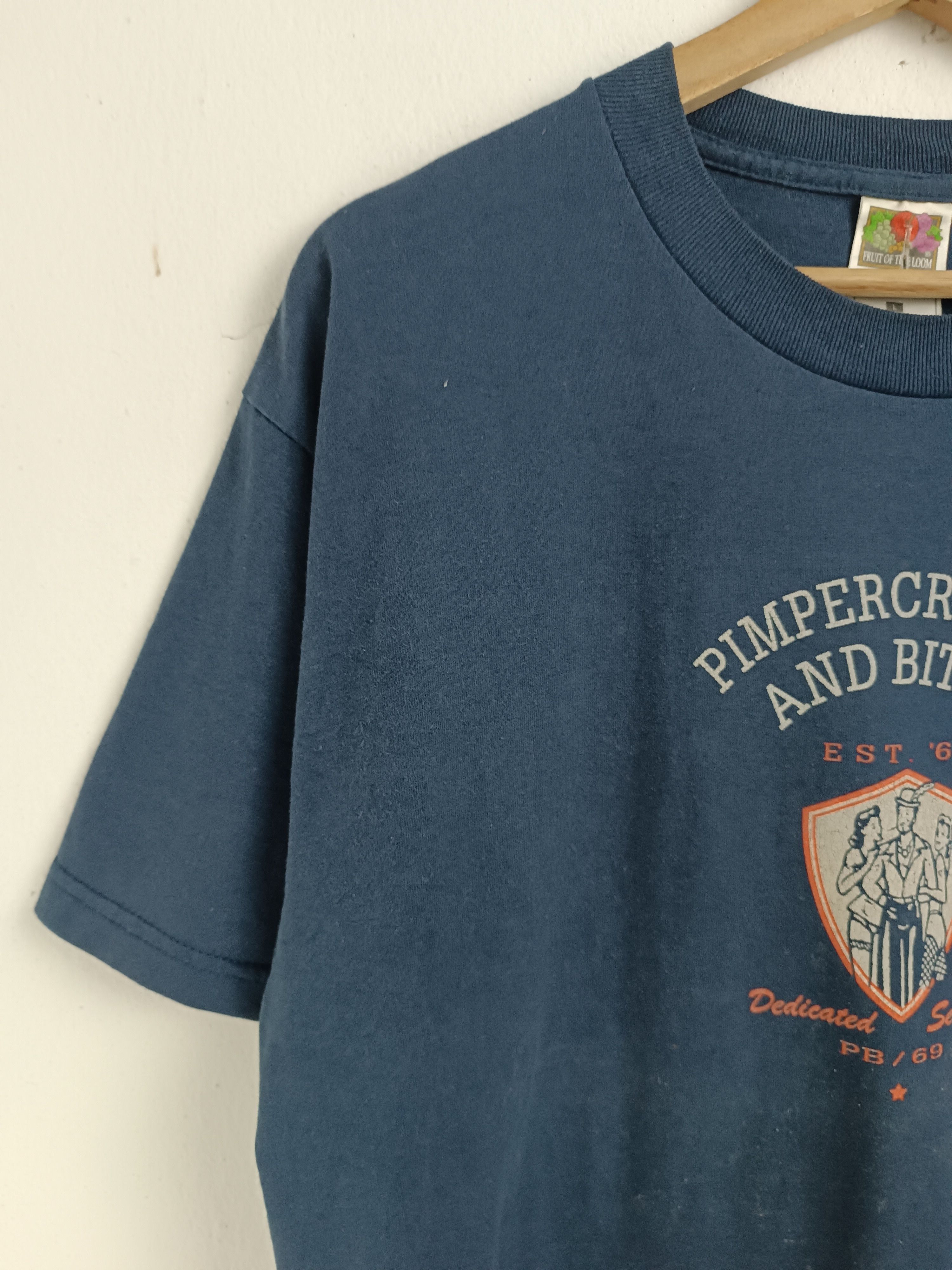 Abercrombie & Fitch VINTAGE 90'S PIMPERCROMBIE AND BITCH PARODY HUMOR FUNNY TEE Size US L / EU 52-54 / 3 - 5 Thumbnail