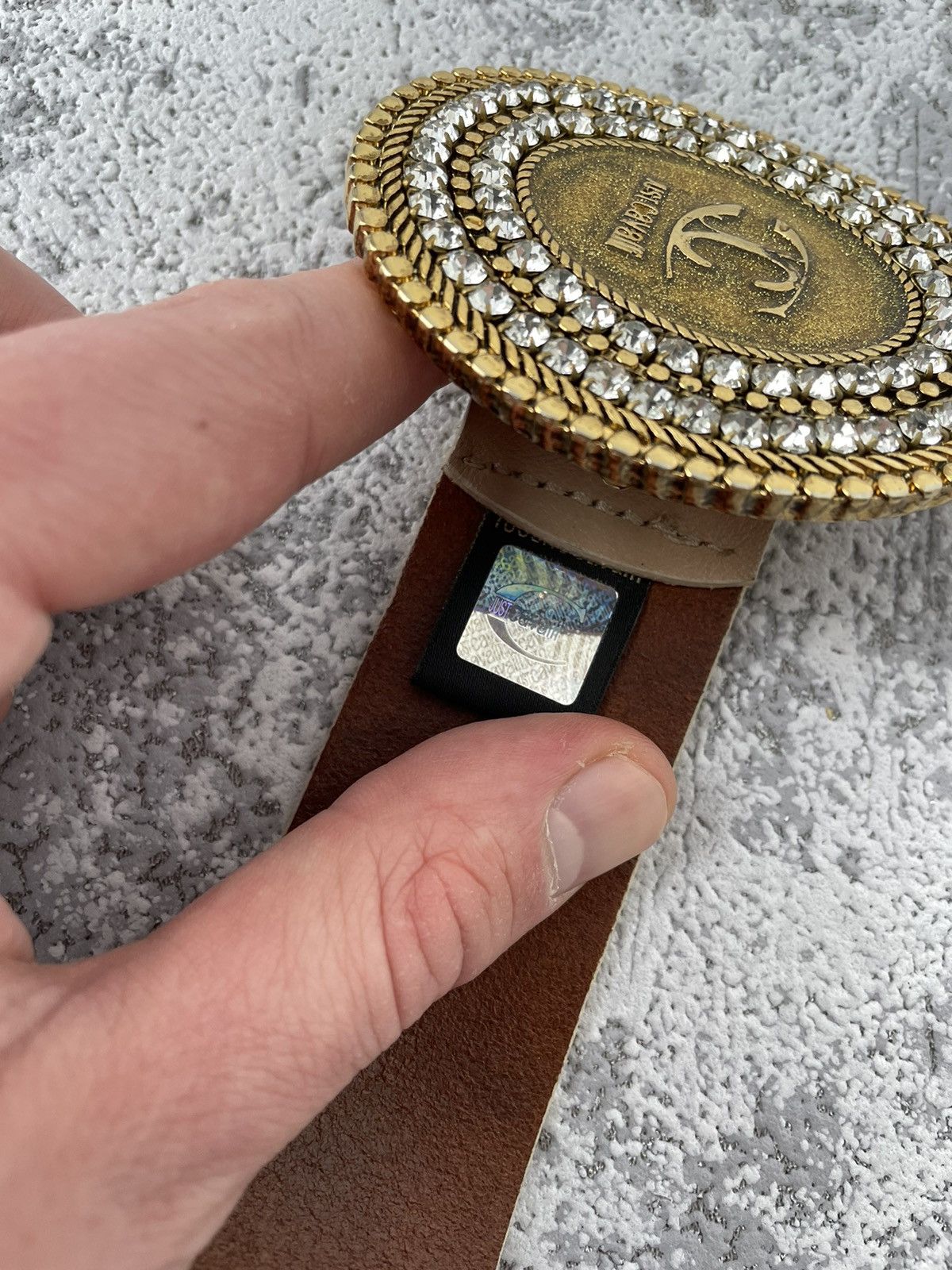 Just Cavalli Vintage Roberto Cavalli Y2K Leather Belt Size ONE SIZE - 8 Thumbnail