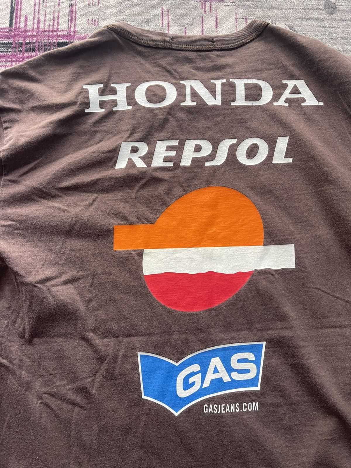 GAS VINTAGE GAS REPSOL HONDA RACING SPELL OUT VERY RARE Size M / US 6-8 / IT 42-44 - 9 Thumbnail