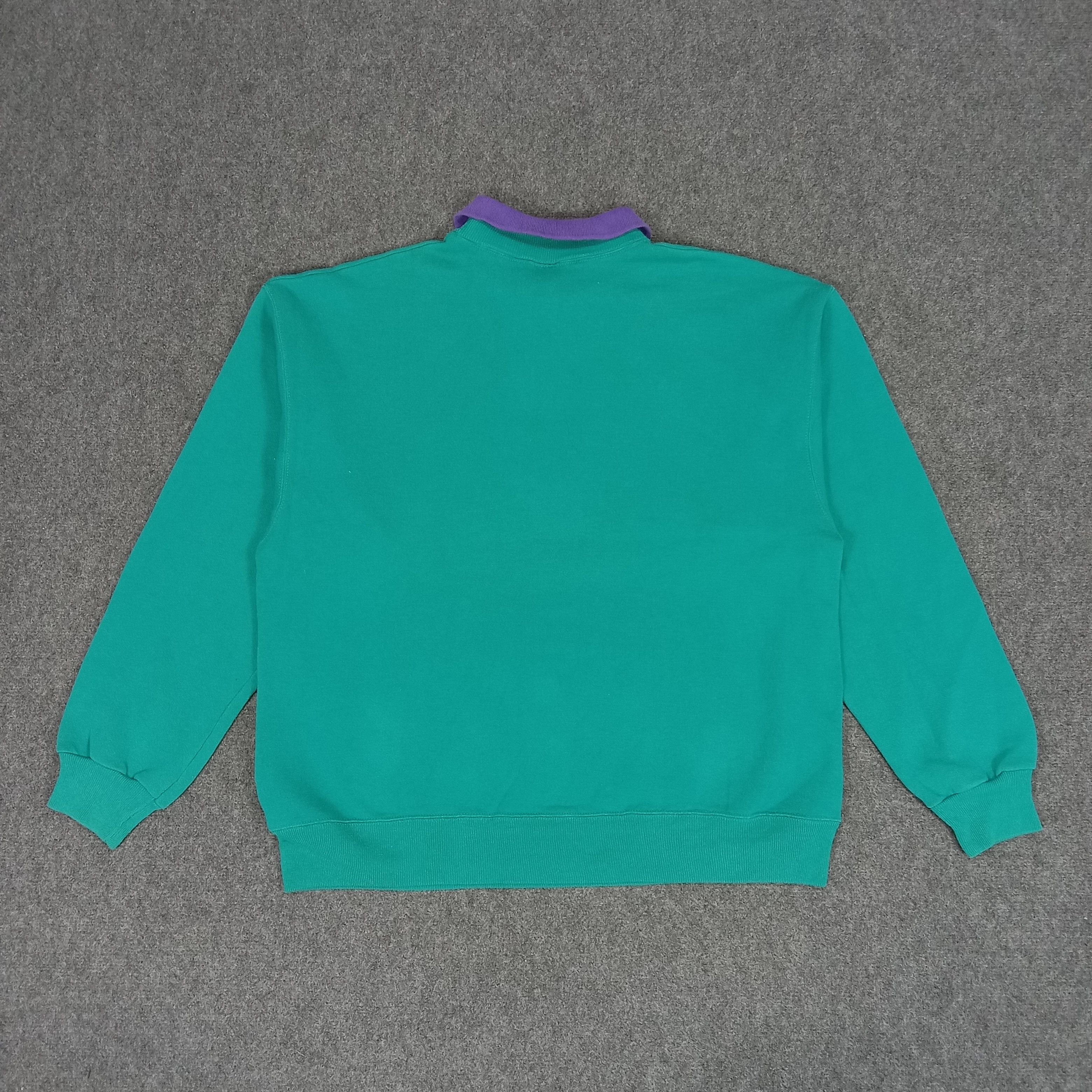 California Republic × Hanes × Vintage Big Bear Embroidery Spell Out Collared Sweatshirt Size US L / EU 52-54 / 3 - 5 Thumbnail