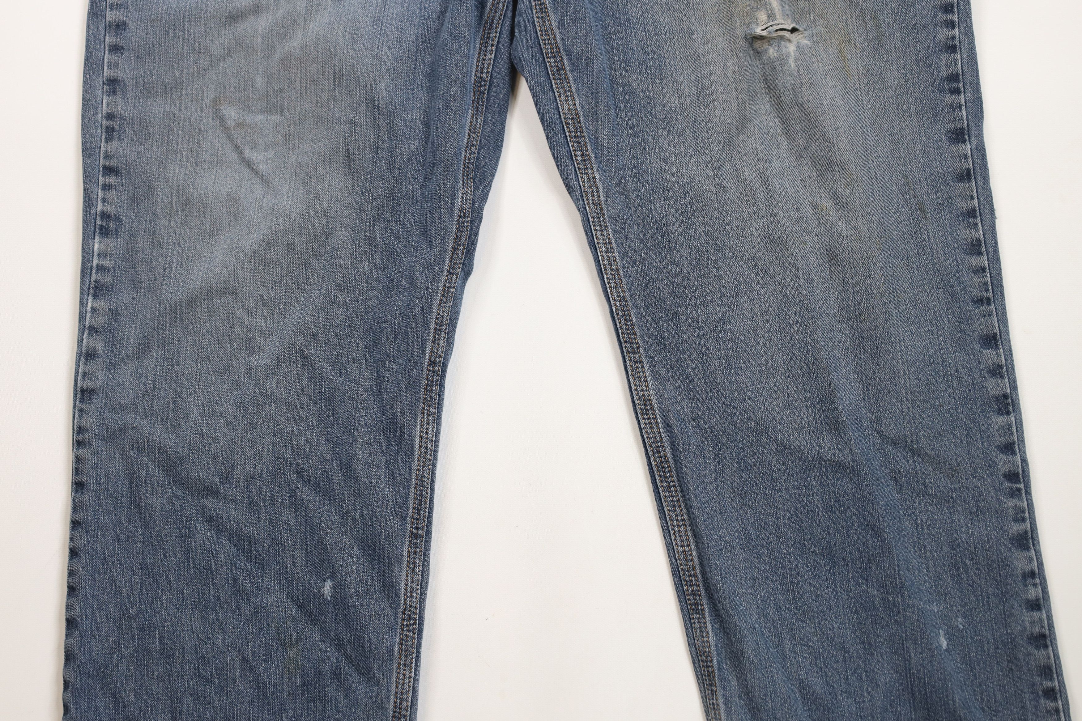 Carhartt × Vintage Vintage Y2K Carhartt Relaxed Fit Wide Leg Denim Jeans Blue Size US 40 / EU 56 - 3 Thumbnail