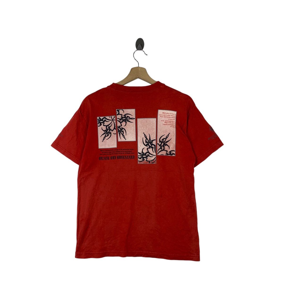 Hall Of Fame Vintage HALL OF FAME Black Off Biohazard Dragon Tee Shirt Size US M / EU 48-50 / 2 - 8 Thumbnail