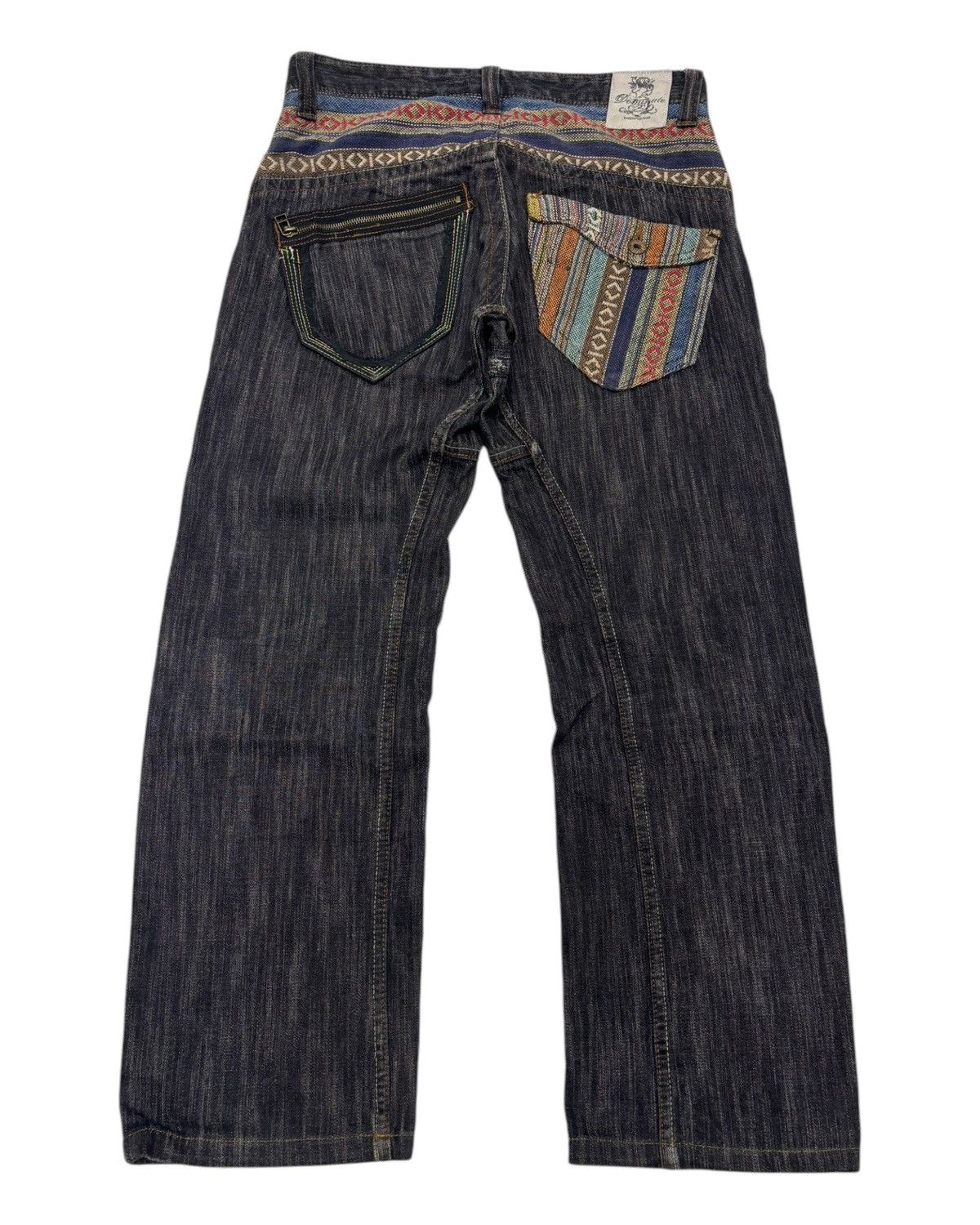 If Six Was Nine 🔥DOMINATE HANDCRAFTED BLACK DISTRESSED DENIM JEANS Size US 30 / EU 46 - 1 Thumbnail