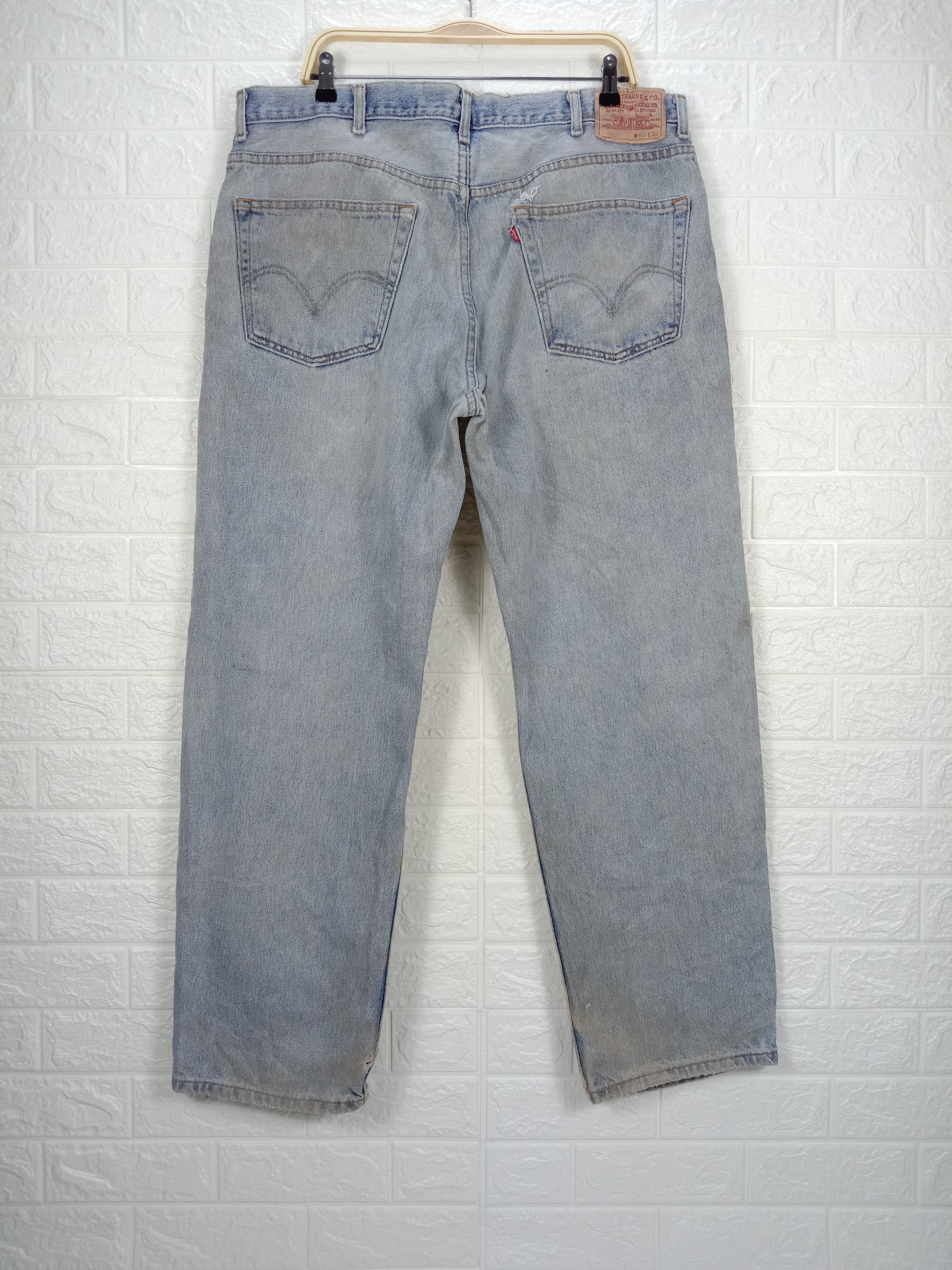 Levi's × Levi's Vintage Clothing Vintage Levi's 550 Jeans Dirty Wash Distressed Denim Size US 40 / EU 56 - 5 Thumbnail