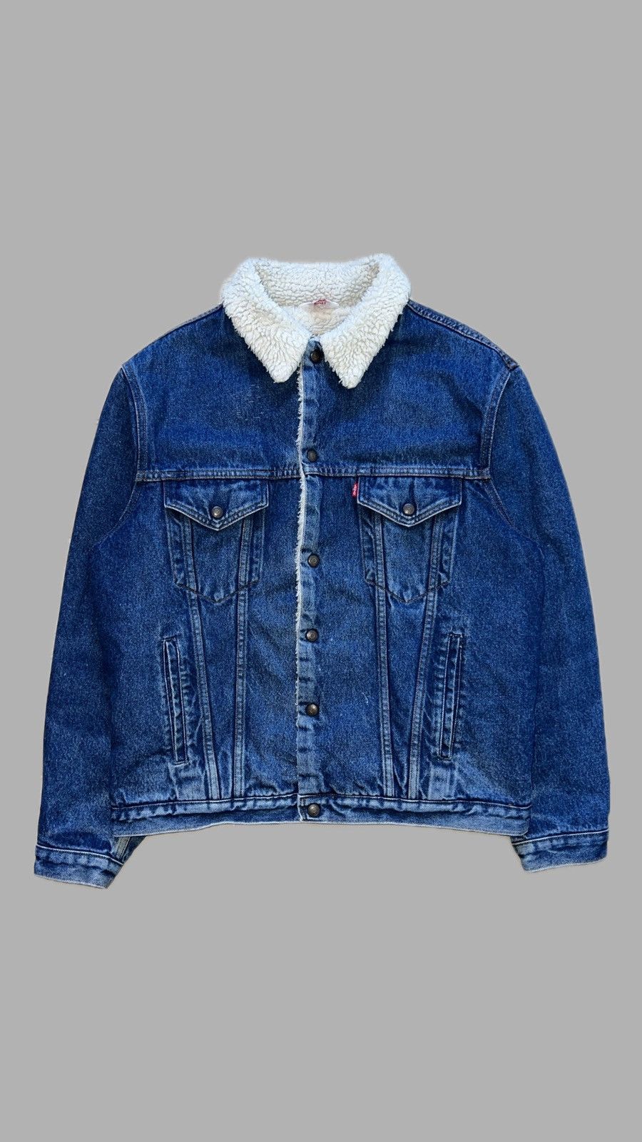 Levi's × Levi's Vintage Clothing × Vintage Vintage Sherpa Levi’s Fleece Lined Denim Jacket Size US M / EU 48-50 / 2 - 1 Thumbnail