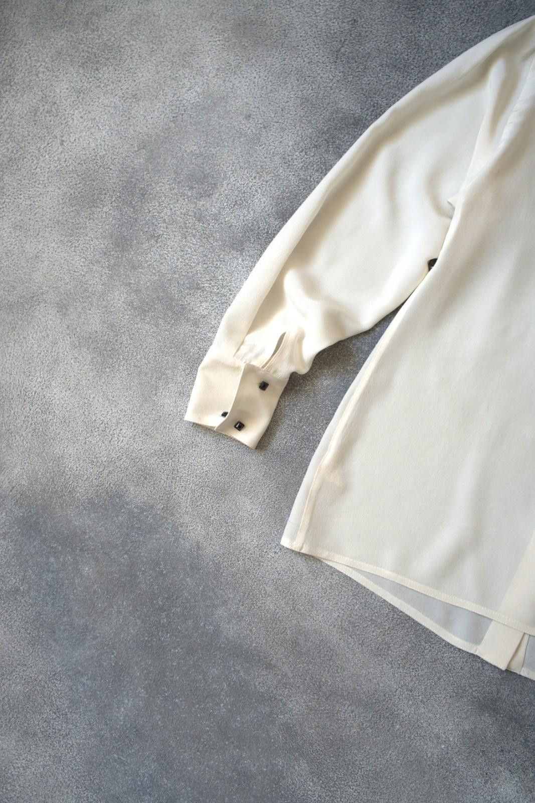 Versace F/W 1988 Gianni Versace Couture Tuxedo Silk Blouse Size S / US 4 / IT 40 - 11 Thumbnail