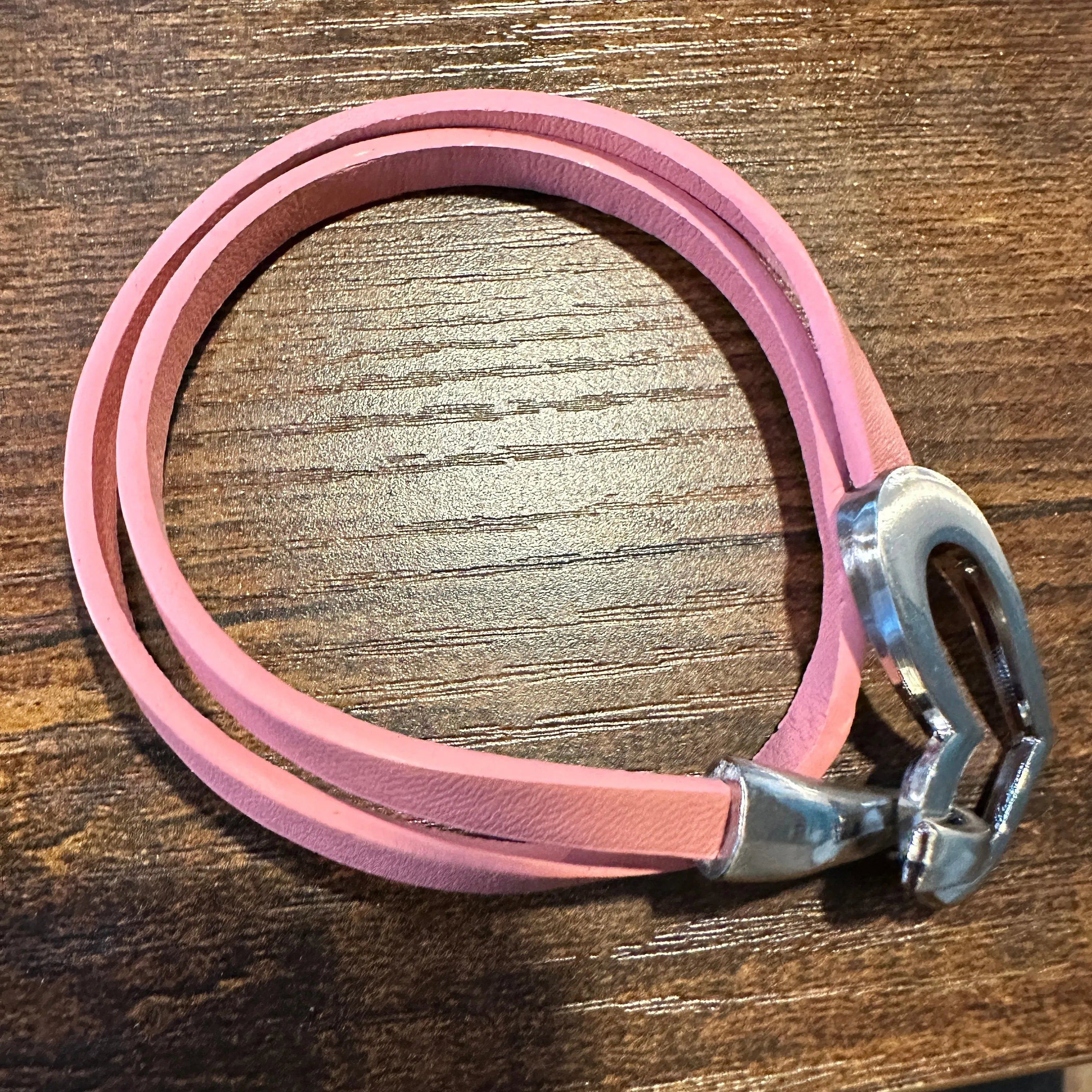 Other Handmade Boho Hippie Leather Heart Love Double Wrap Bracelet Size ONE SIZE - 5 Thumbnail