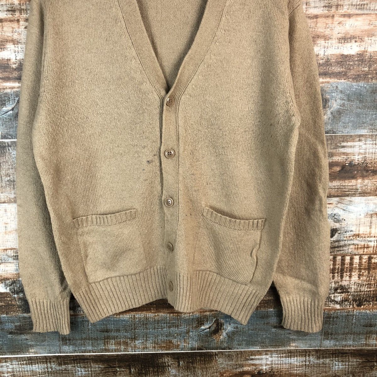 GU GU Brown Cardigan japan vintage Knitwear #A1807 Size US S / EU 44-46 / 1 - 6 Thumbnail