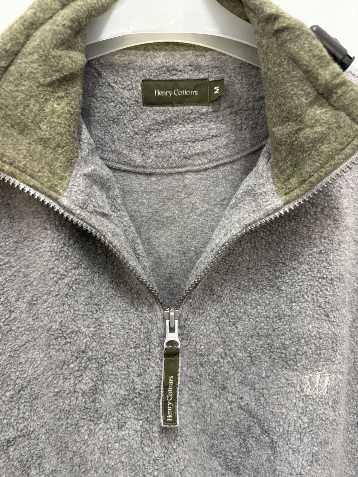 BARNS OUTFITTERS × Henry Cotton's × Le Grande Bleu (L.G.B.) 🔥 Henry Cottons Pullover Fleece Halfzipper - M Size US M / EU 48-50 / 2 - 10 Thumbnail