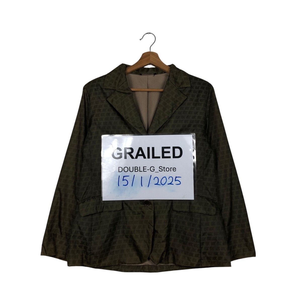 Japanese Brand 📌Vintage Button Jacket Breckenridge Full Print Issey Miyake Size US M / EU 48-50 / 2 - 1 Thumbnail