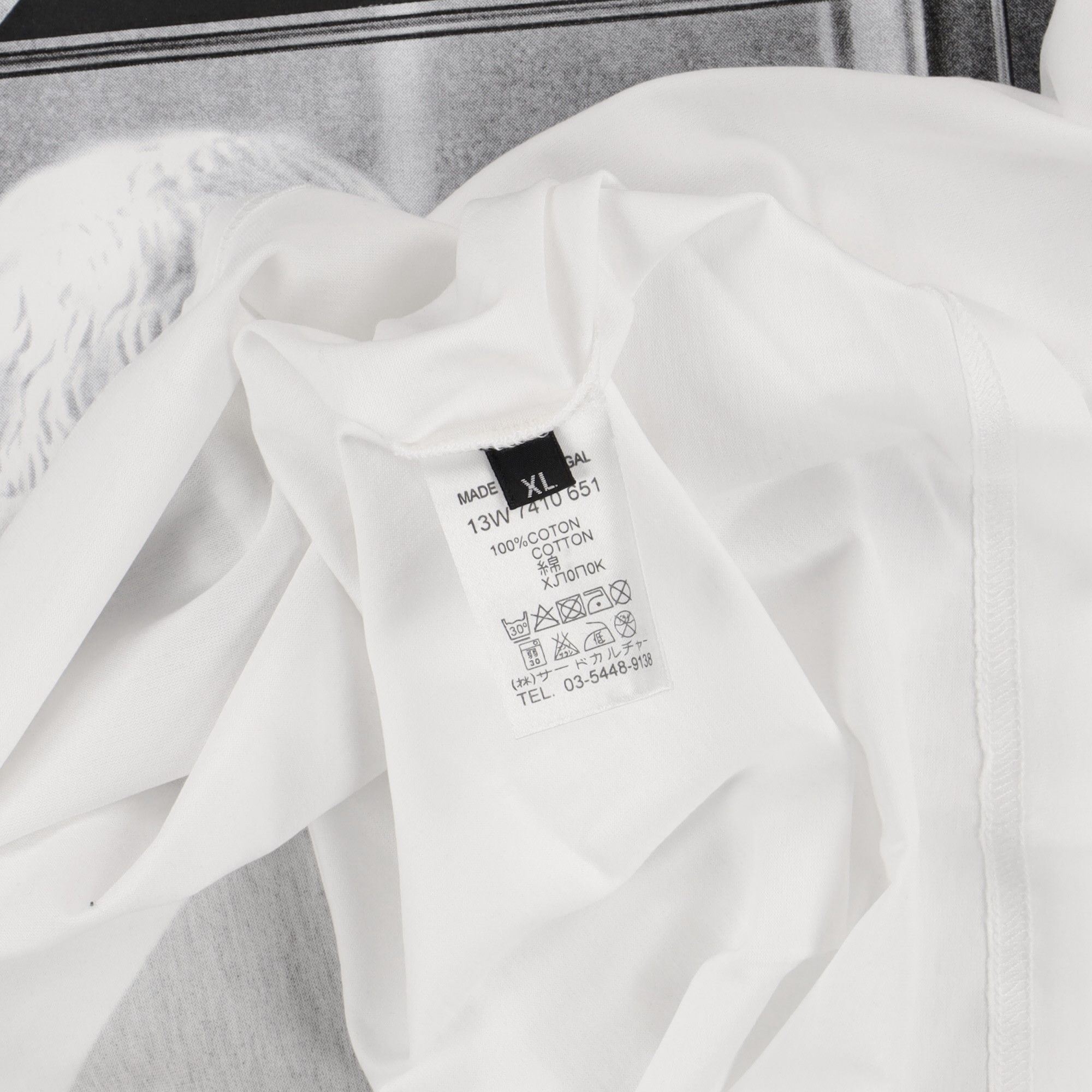 Givenchy FW13 White Runway Statue Print Oversized T-Shirt Size US XL / EU 56 / 4 - 7 Thumbnail