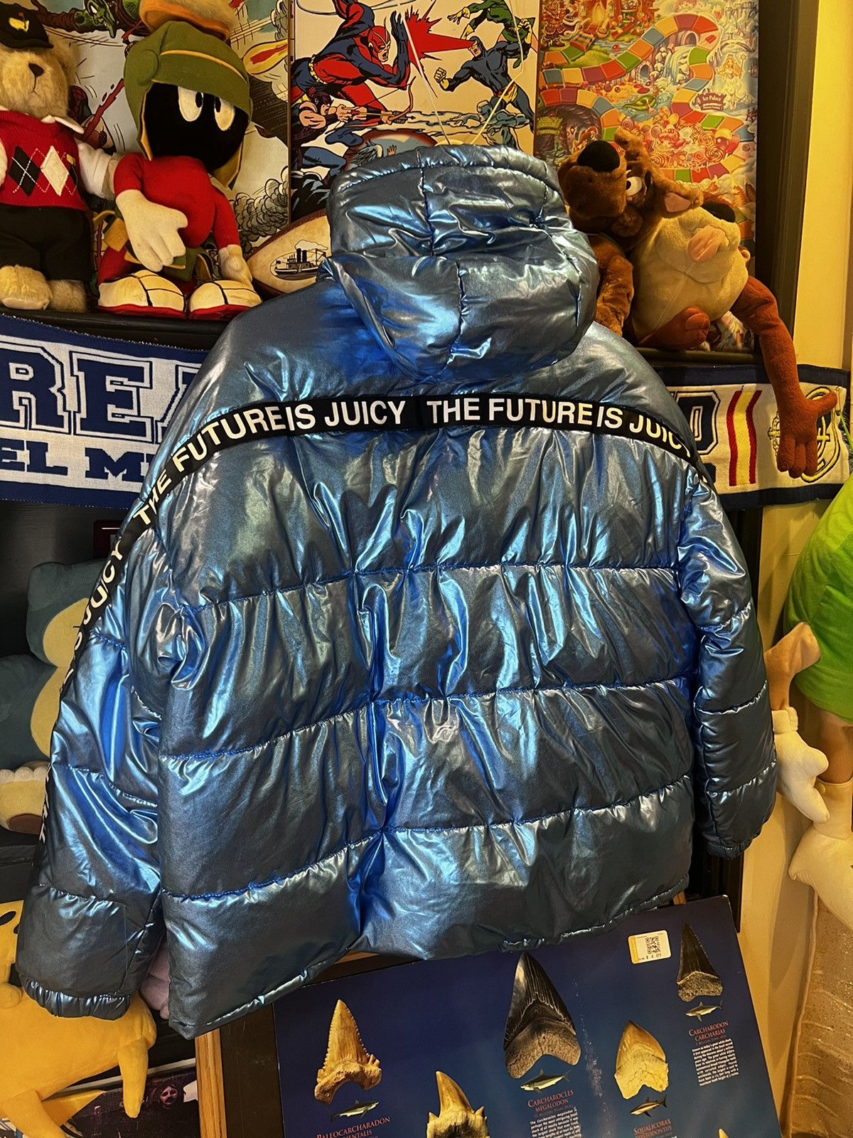 Juicy Couture × Los Angeles Apparel NWT Juicy Couture Black Label Puffer Jacket Size L / US 10 / IT 46 - 8 Thumbnail