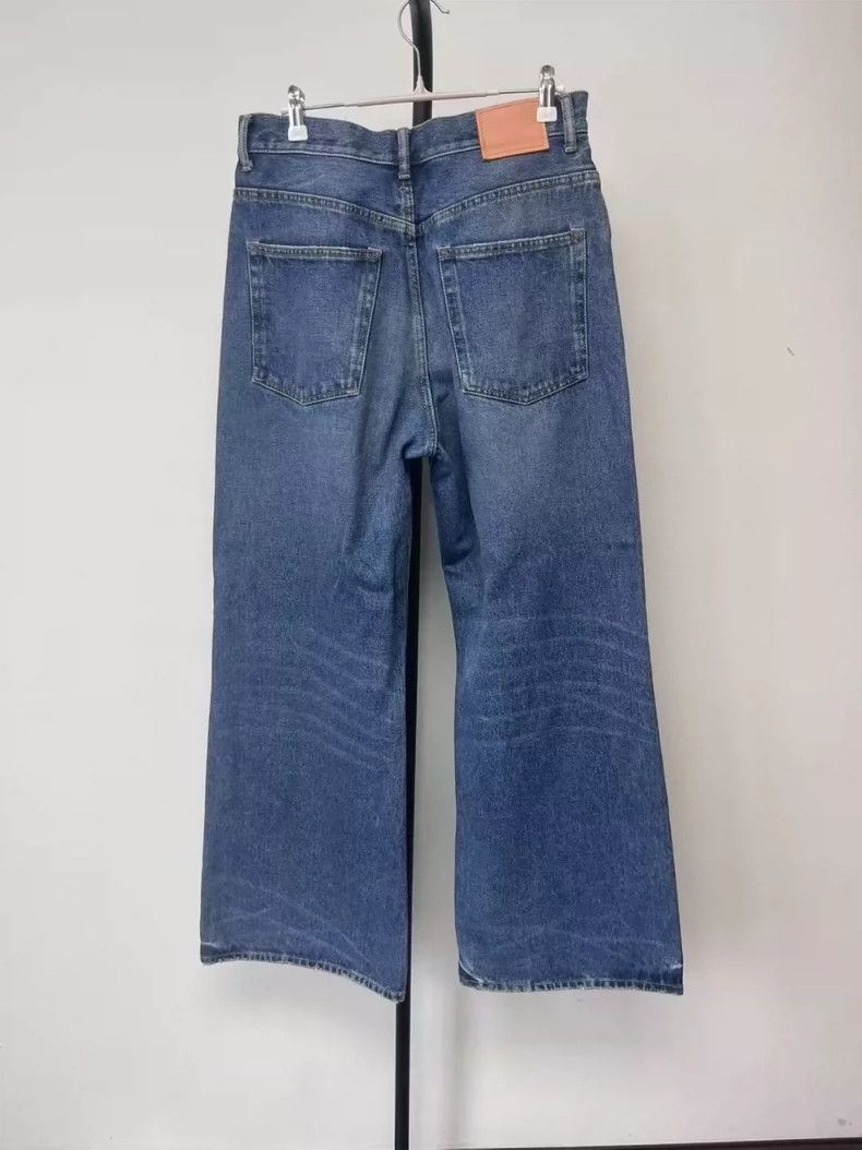 Acne Studios Acne Studios Blue, slightly flared, heavy-duty retro high- Size 29" - 2 Thumbnail