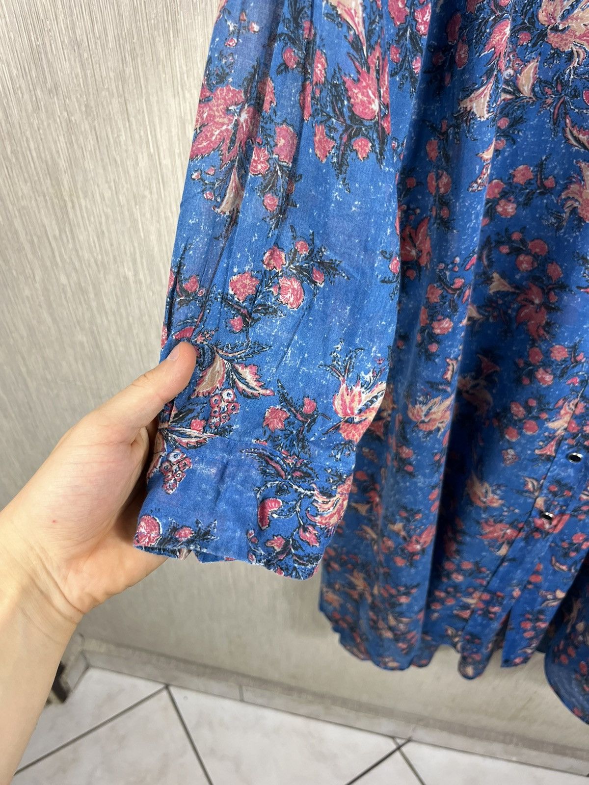 Designer × Isabel Marant × Isabel Marant Etoile Isabel Marant Etoile floral maxi dress button up dungarees Size M / US 6-8 / IT 42-44 - 21 Thumbnail